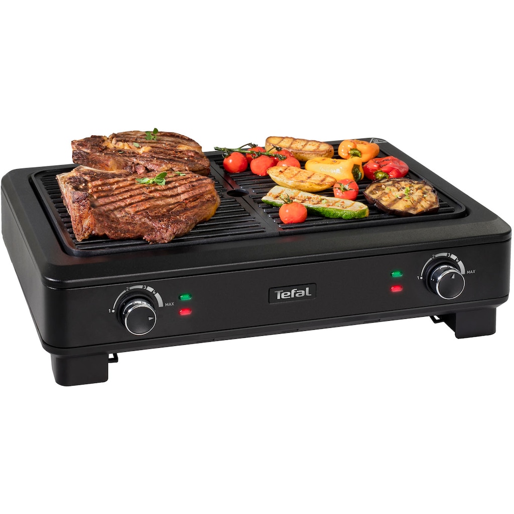 Tefal Tischgrill »TG9008 Smokeless Grill«, 2000 W, wenig Rauch und Geruchsbildung, Thermostate mit 5 Einstellungen