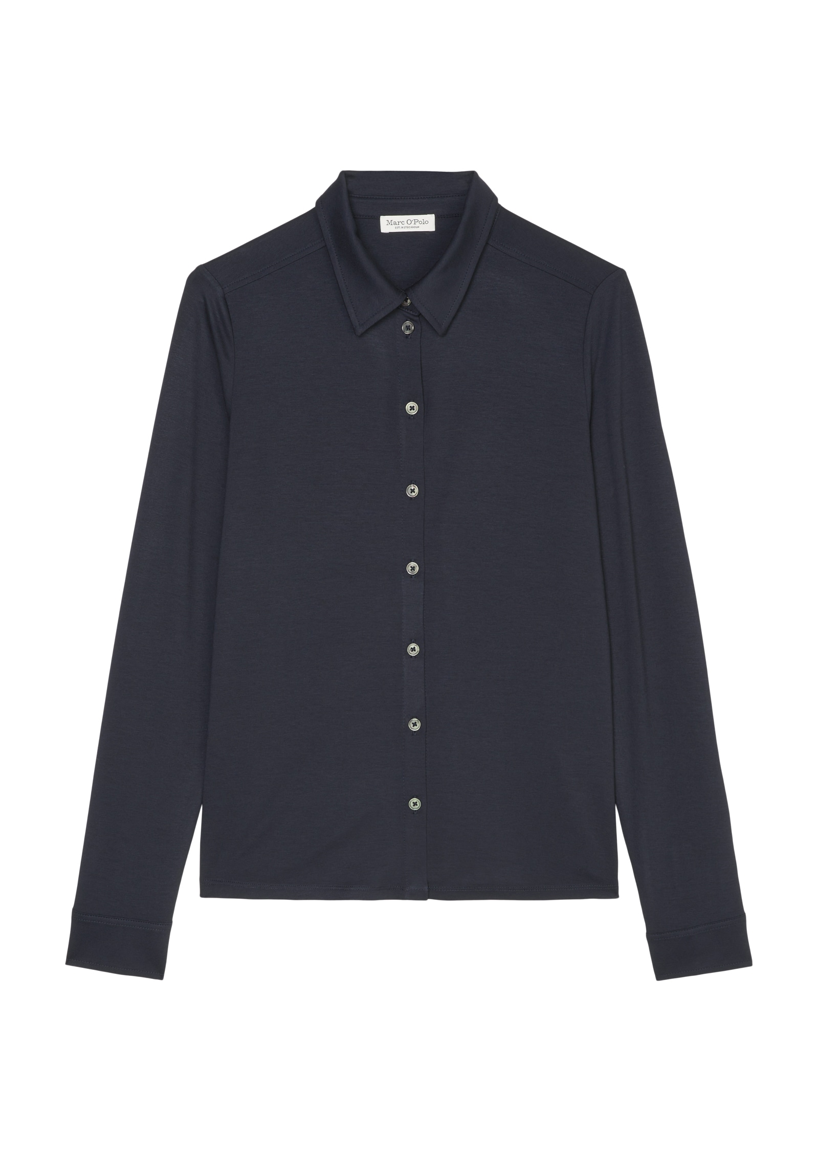 Marc O'Polo Blusenshirt, im hüftlangen Schnitt