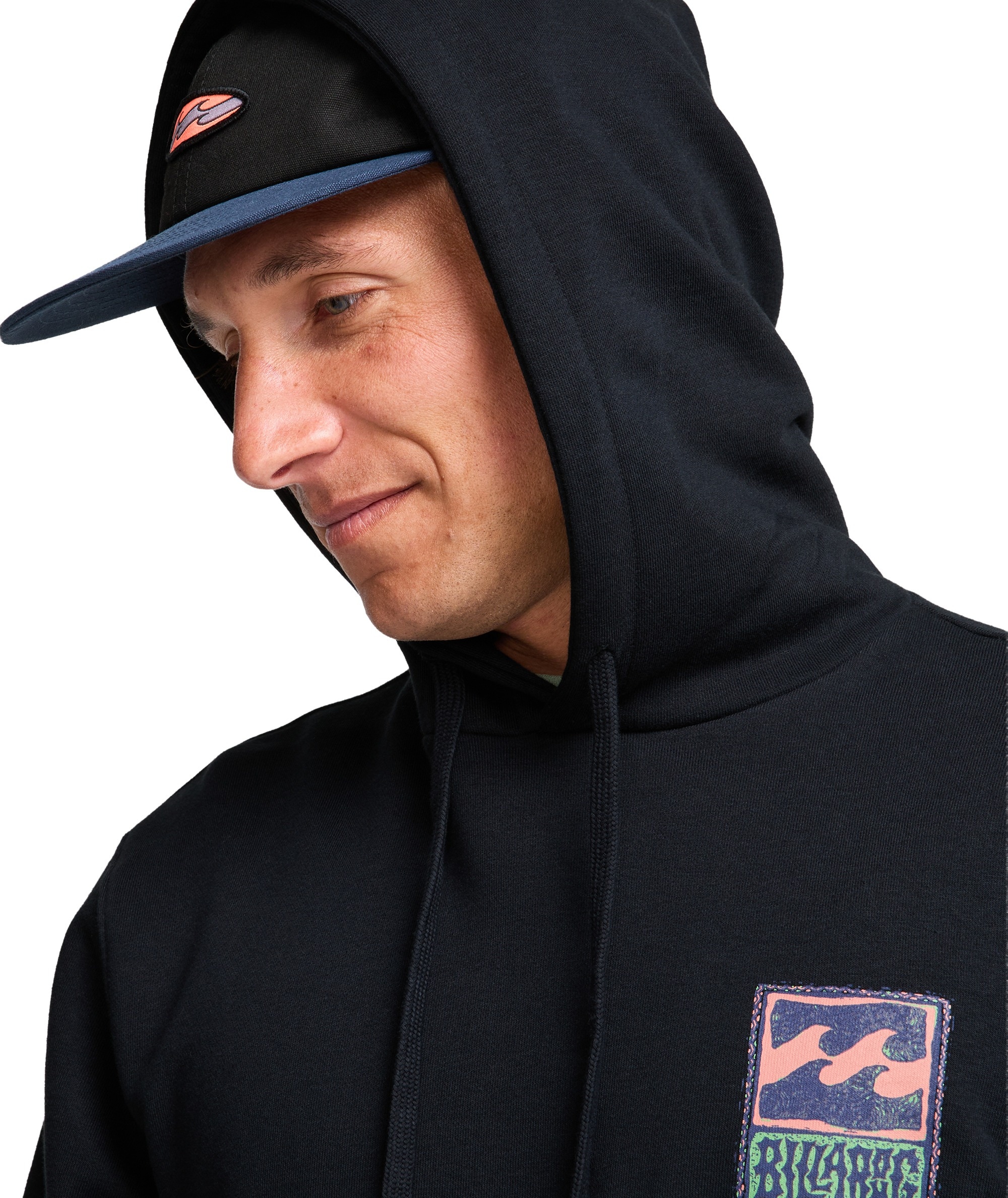 Billabong Kapuzensweatshirt »STAMP PO«, sportlicher Stil, für Erwachsene, aus Baumwolle und Polyester
