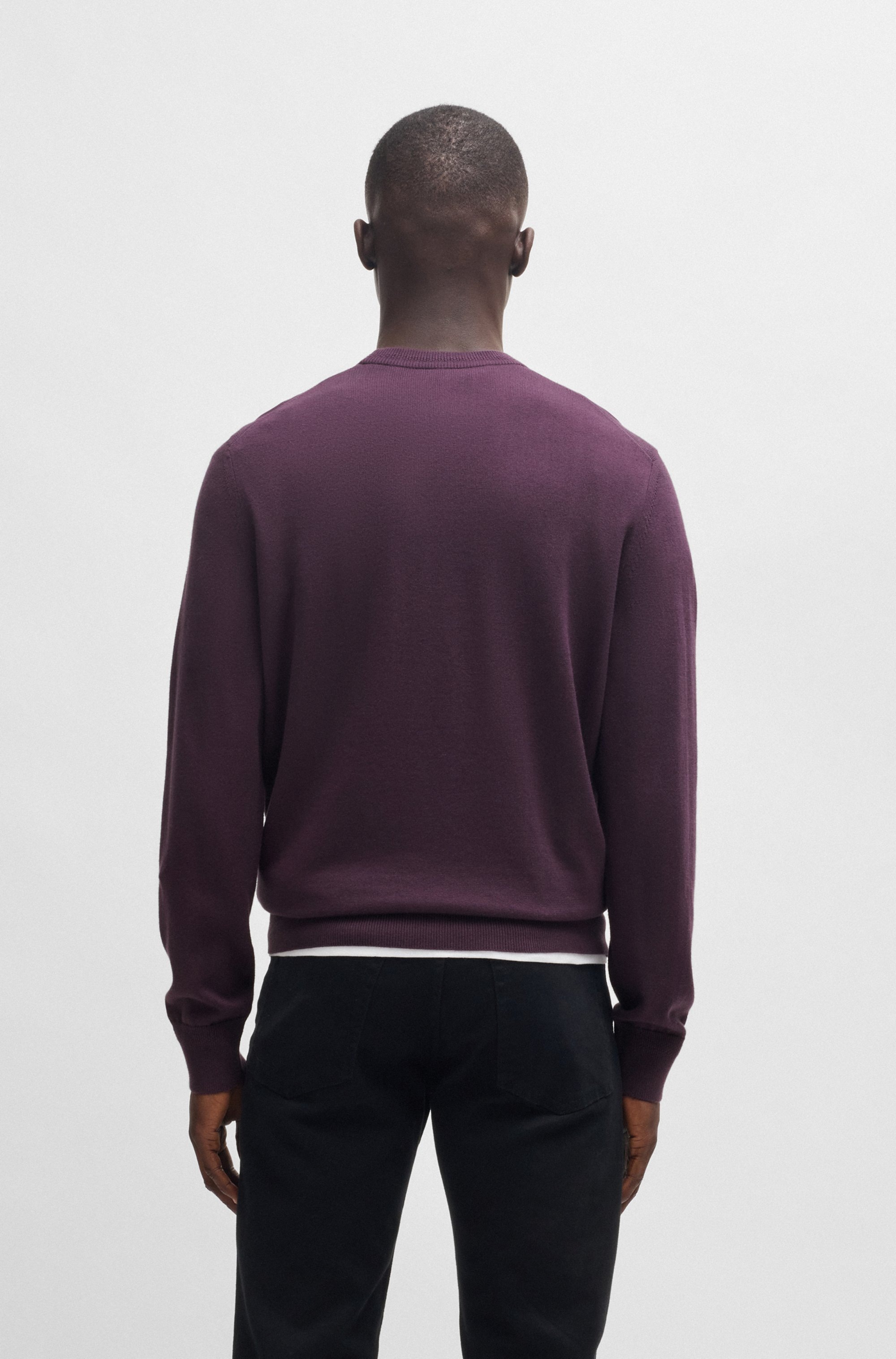 BOSS ORANGE Strickpullover »Kanovano«, mit Rundhalsausschnitt