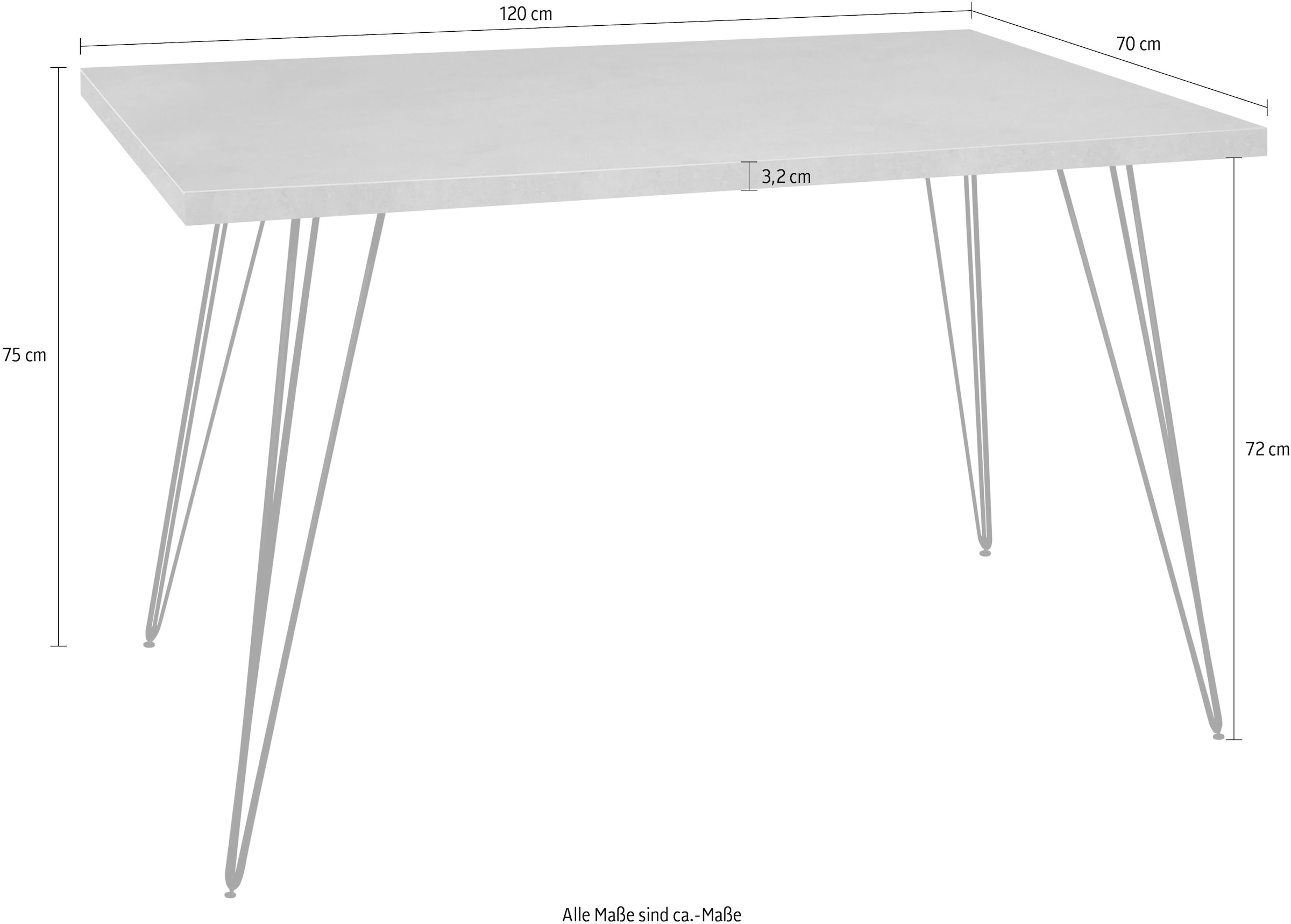 Mäusbacher Schreibtisch »Big System Office«, Breite 120 cm