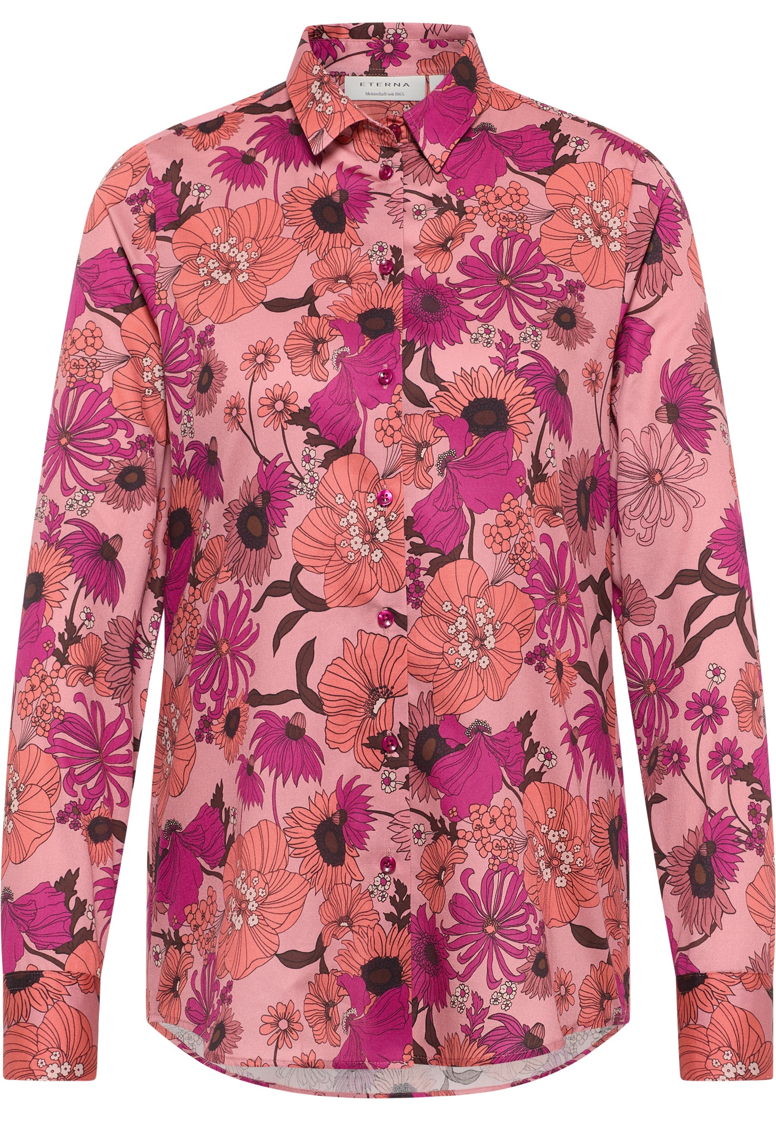 Eterna Hemdbluse »REGULAR FIT«, EASY IRON (bügelleicht)