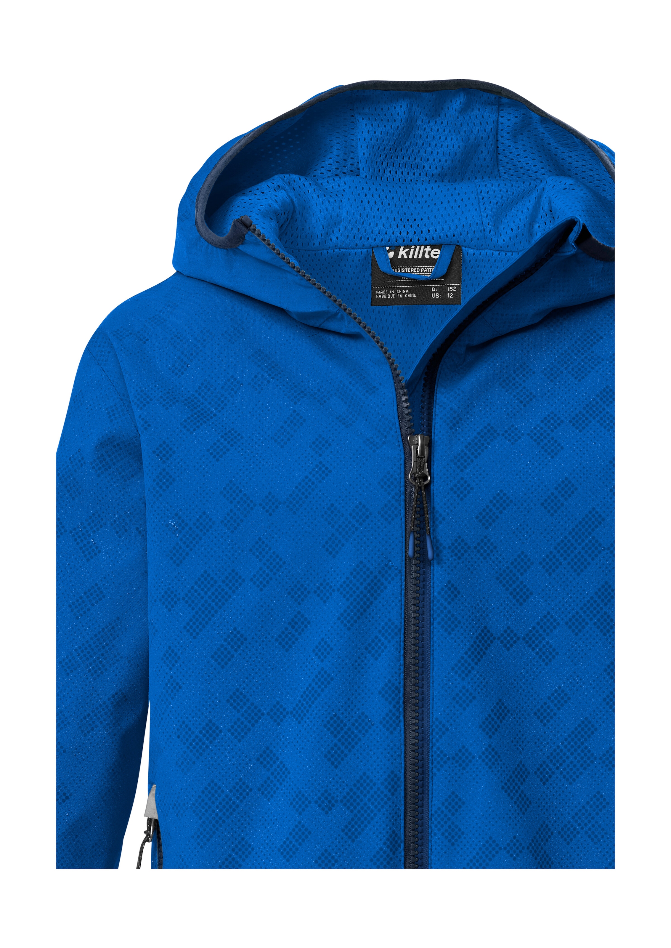 Killtec Funktionsjacke »KOS 145 BYS JCKT« Kinderjacke mit Magic Print, wasserdicht, Kapuze, Kinnschutz