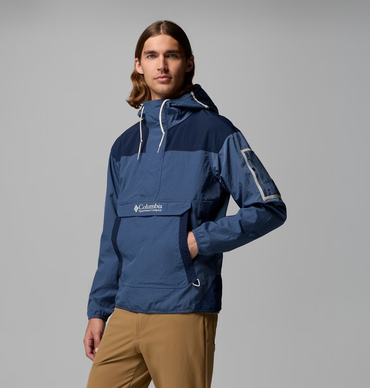 Columbia Windbreaker sportlicher Stil, leichte Übergangsjacke, für Wandern und Trekking