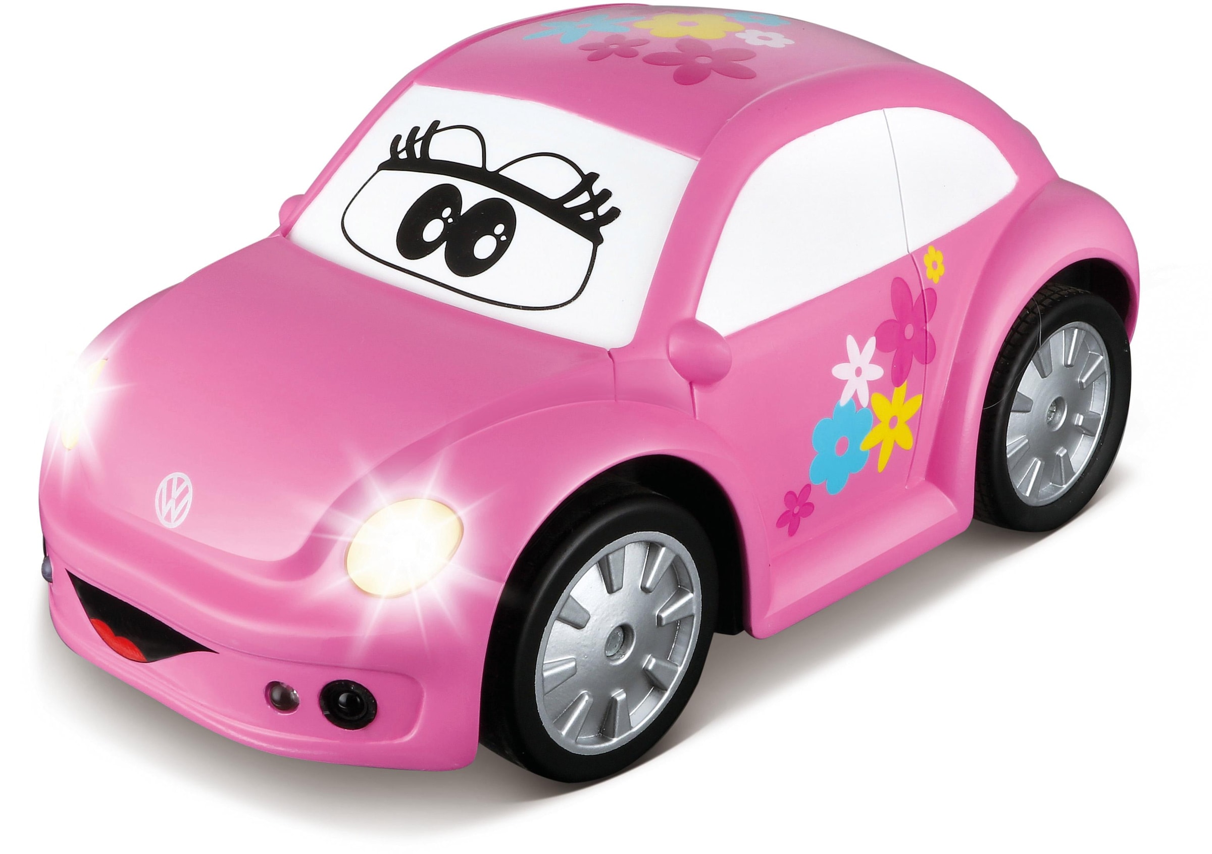 bbJunior RC-Auto »VW New Beetle Easy Play, pink«, (Set, Komplettset), mit Licht und Sound