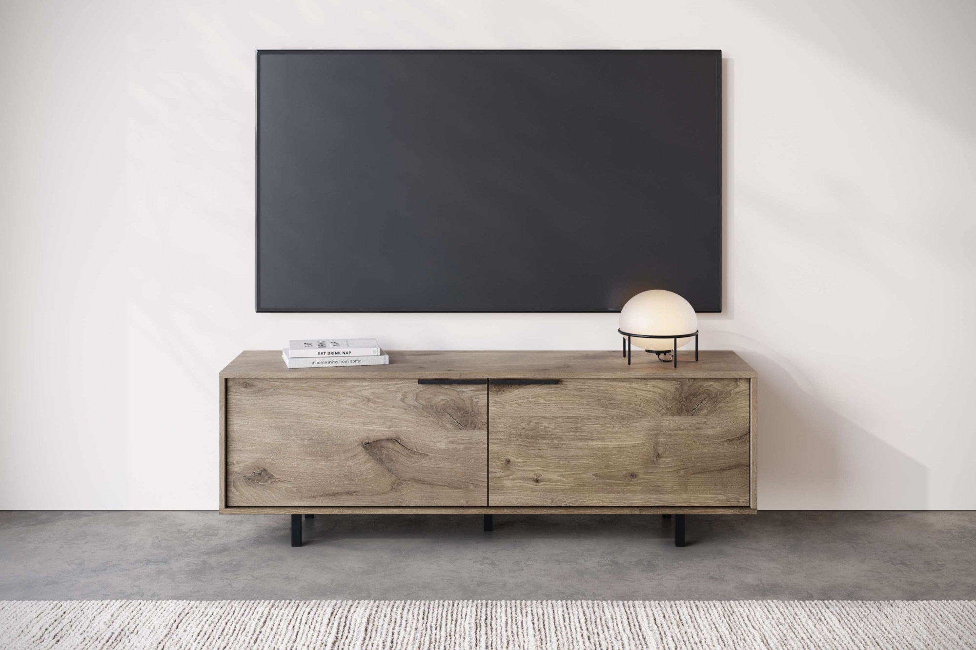 INOSIGN Lowboard »Dinant«, TV-Kommode mit 2 Klappen, Kabeldurchführung, Breite 150 cm, Höhe 50 cm