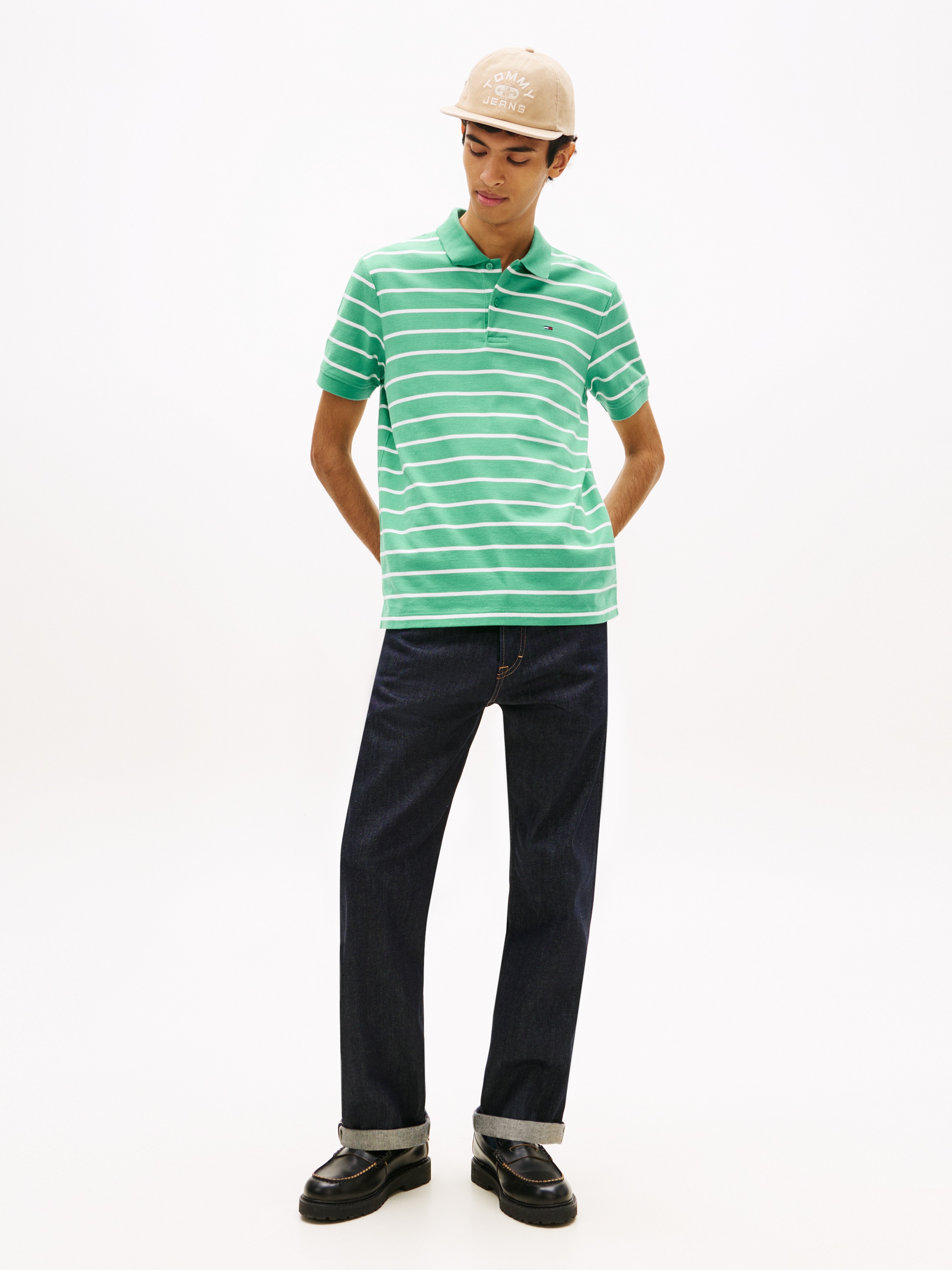 Tommy Jeans Poloshirt »TJM REGULAR STRIPE« Regular fit mit Polokragen