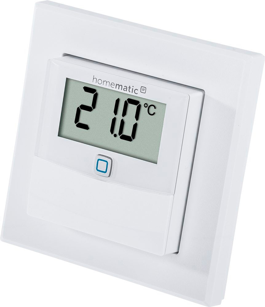 Homematic IP Smart-Home-Zubehör »Temp.- und Luftfeuchtigkeitssensor Display –innen (150180A0)«