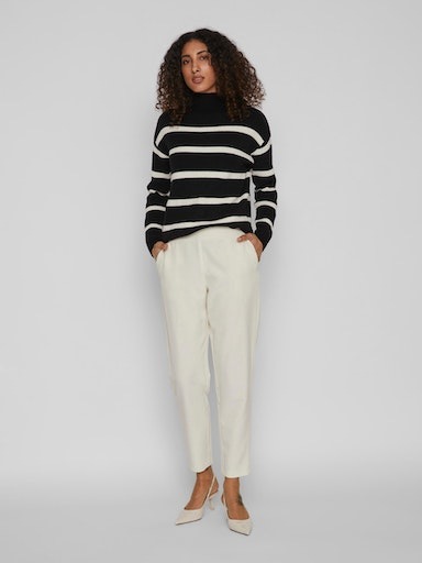 Vila Stehkragenpullover »VIRIL MOCKNECK L/S KNIT RIB TOP 2- NOOS«