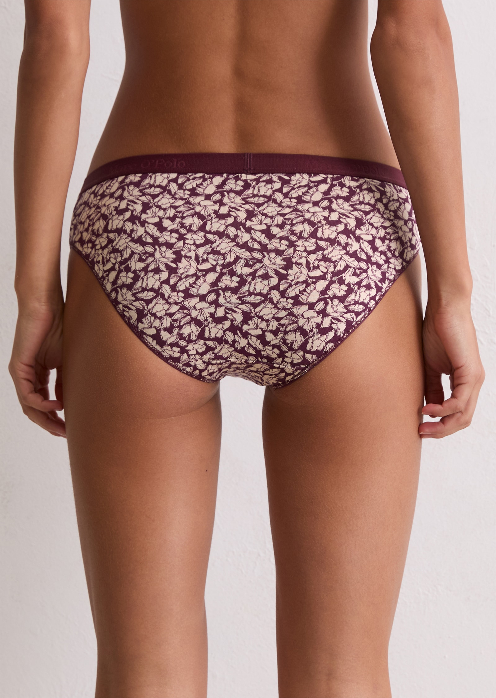 Marc O'Polo Hüftslip »Essentials«, (3er Pack), Baumwollmix, elastischer Bund, atmungsaktiv