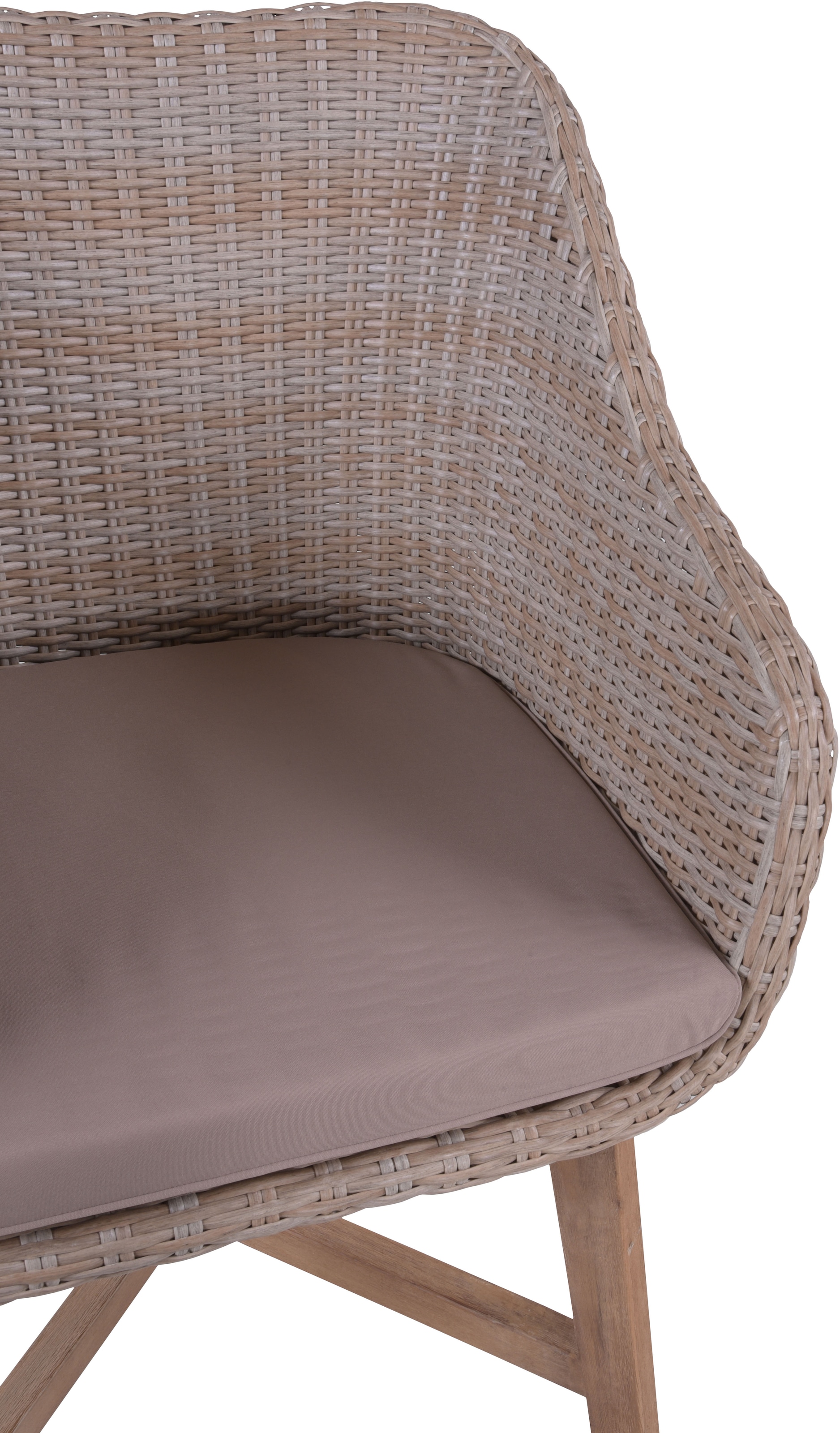 Garden Pleasure Garten-Essgruppe », Tischgruppe »PUEBLO/OAKLAND Set 01«« Set,  4 Sessel, Tisch LxB: 100x60 cm, inkl Auflagen