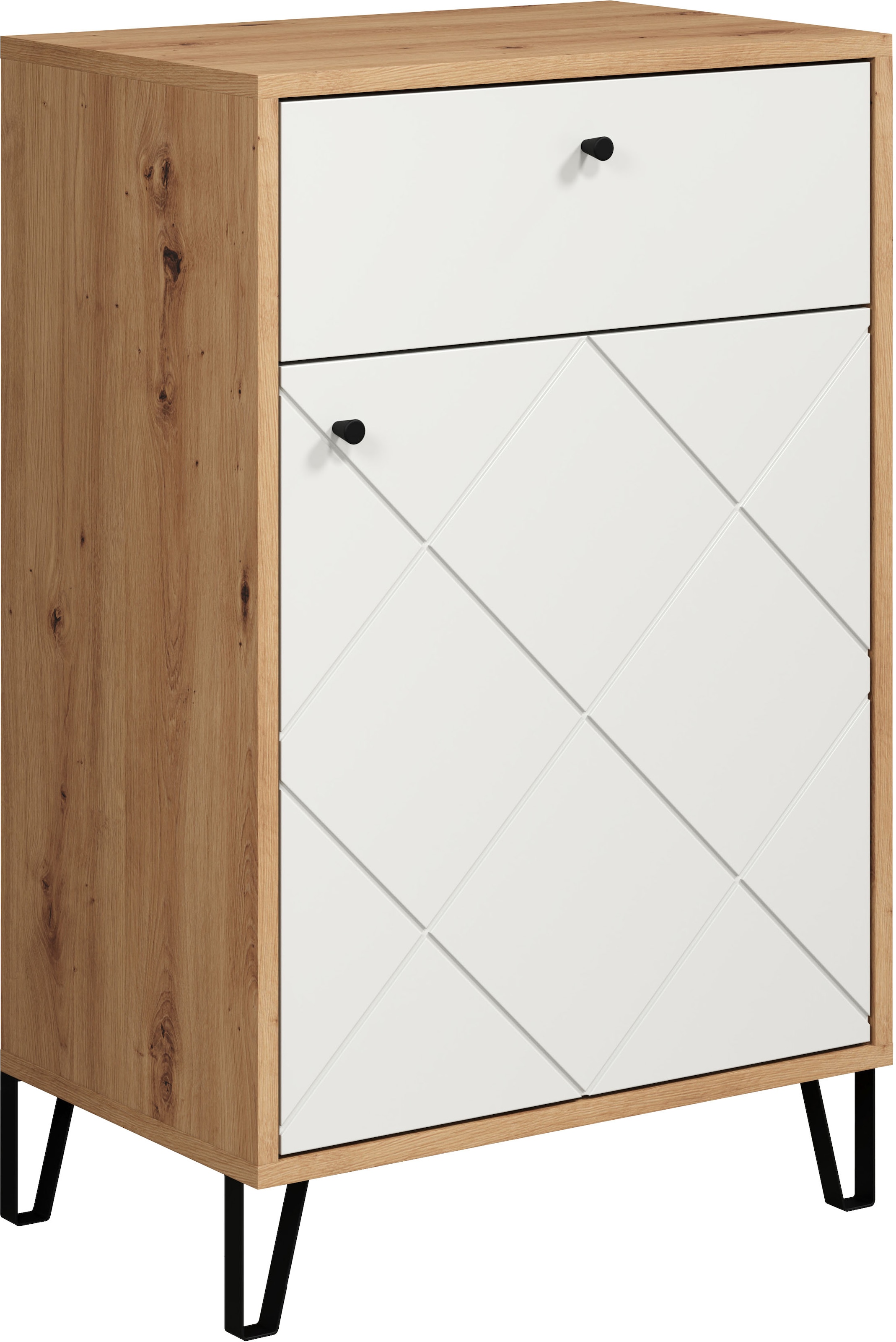 Places of Style Kommode »Tarragona«, (1 St.), Schuhschrank mit Soft-Close-Funktion - (B/T/H) 63/40/96 cm