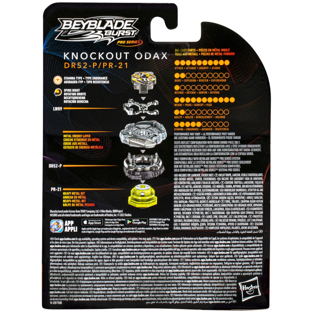 Hasbro Speed-Kreisel »Beyblade Burst Pro Series Knockout Odax«