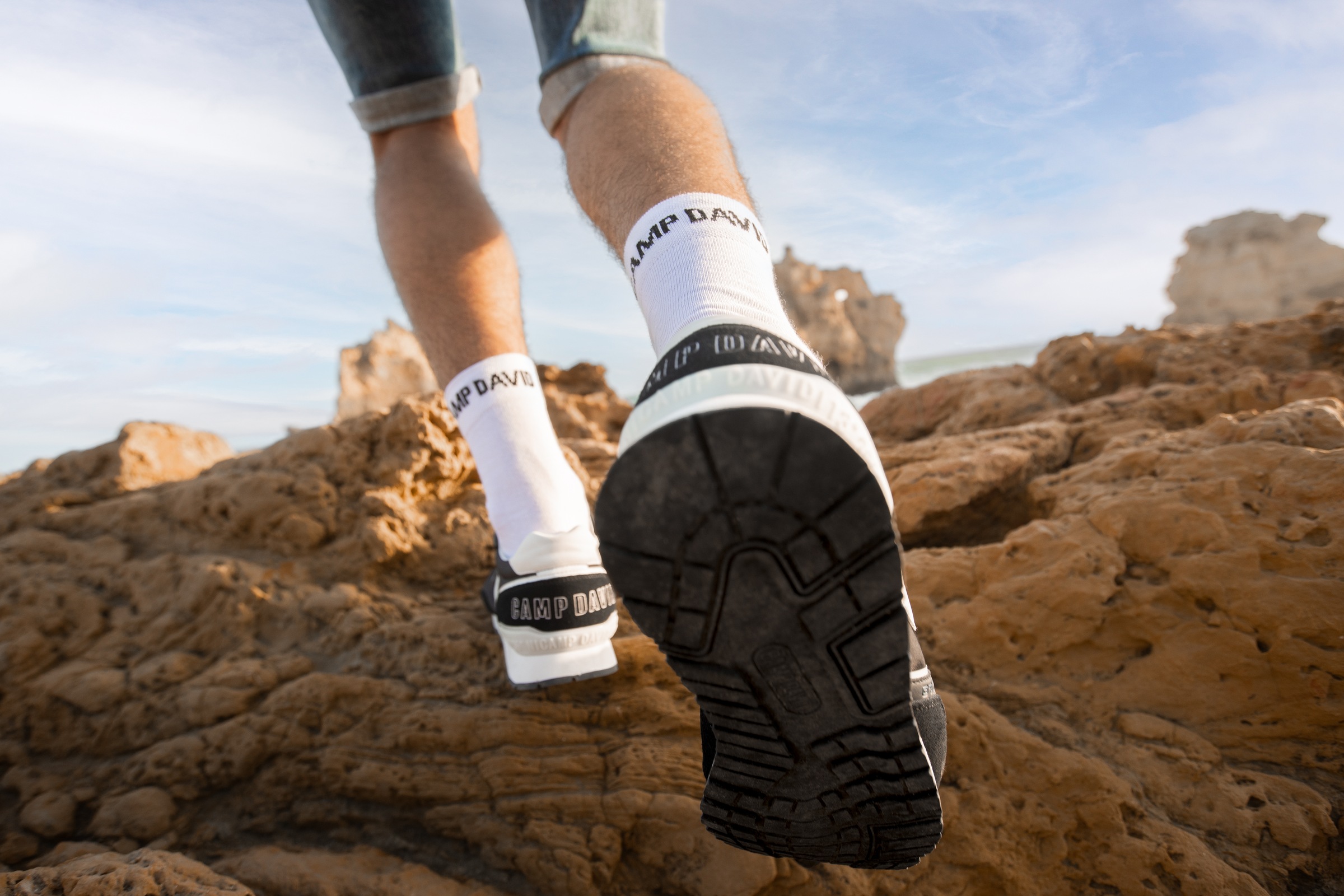 CAMP DAVID Socken »mesh ventilation«, (6 Paar), Action-Mesh Belüftung