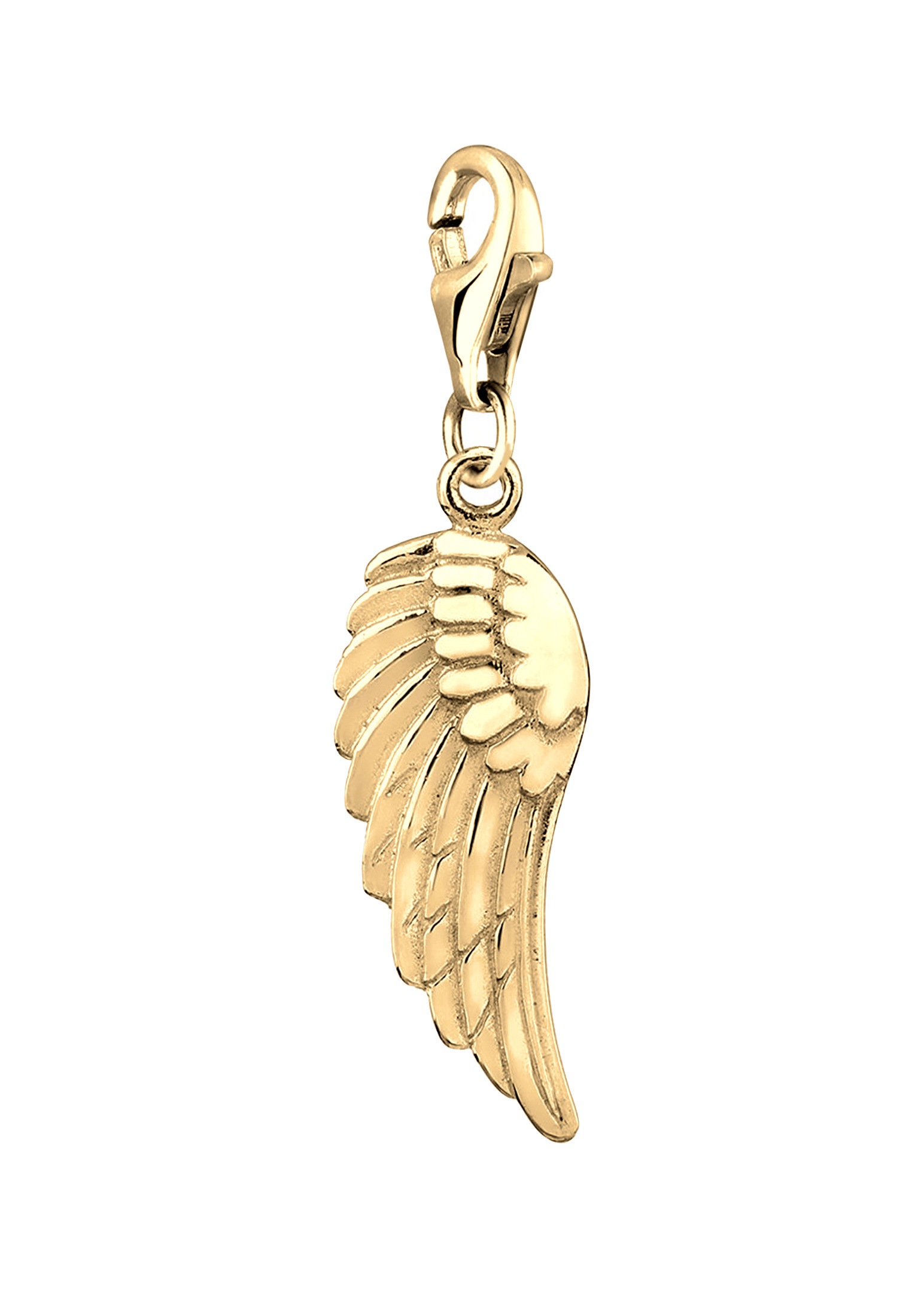 Nenalina Charm-Einhänger »Charm Anhänger Flügel Engel Glücksbringer 925 Silber«