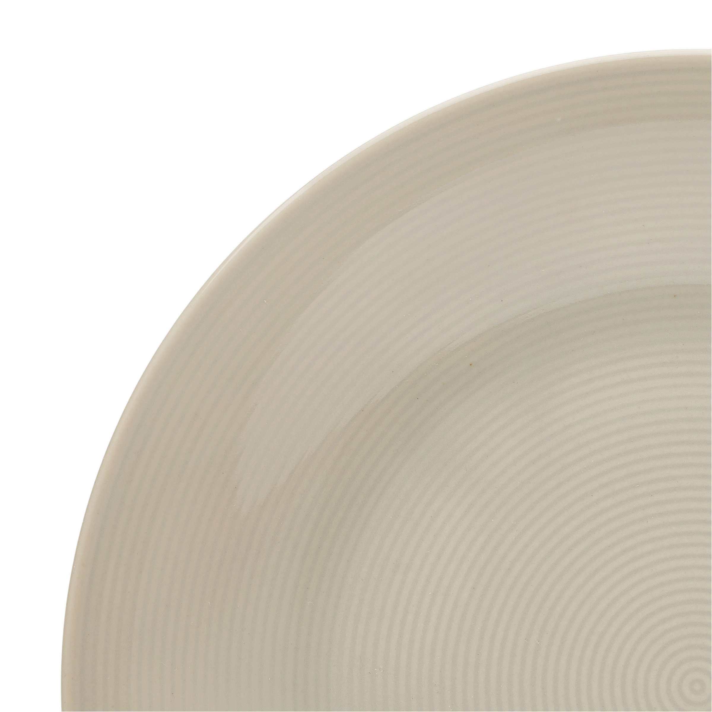 van Well Speiseteller »Teller Set, Jive, flacher Teller 25 cm, 6 Stück« dezentes Spiraldekor, spülmaschinen-und mikrowellengeeignet