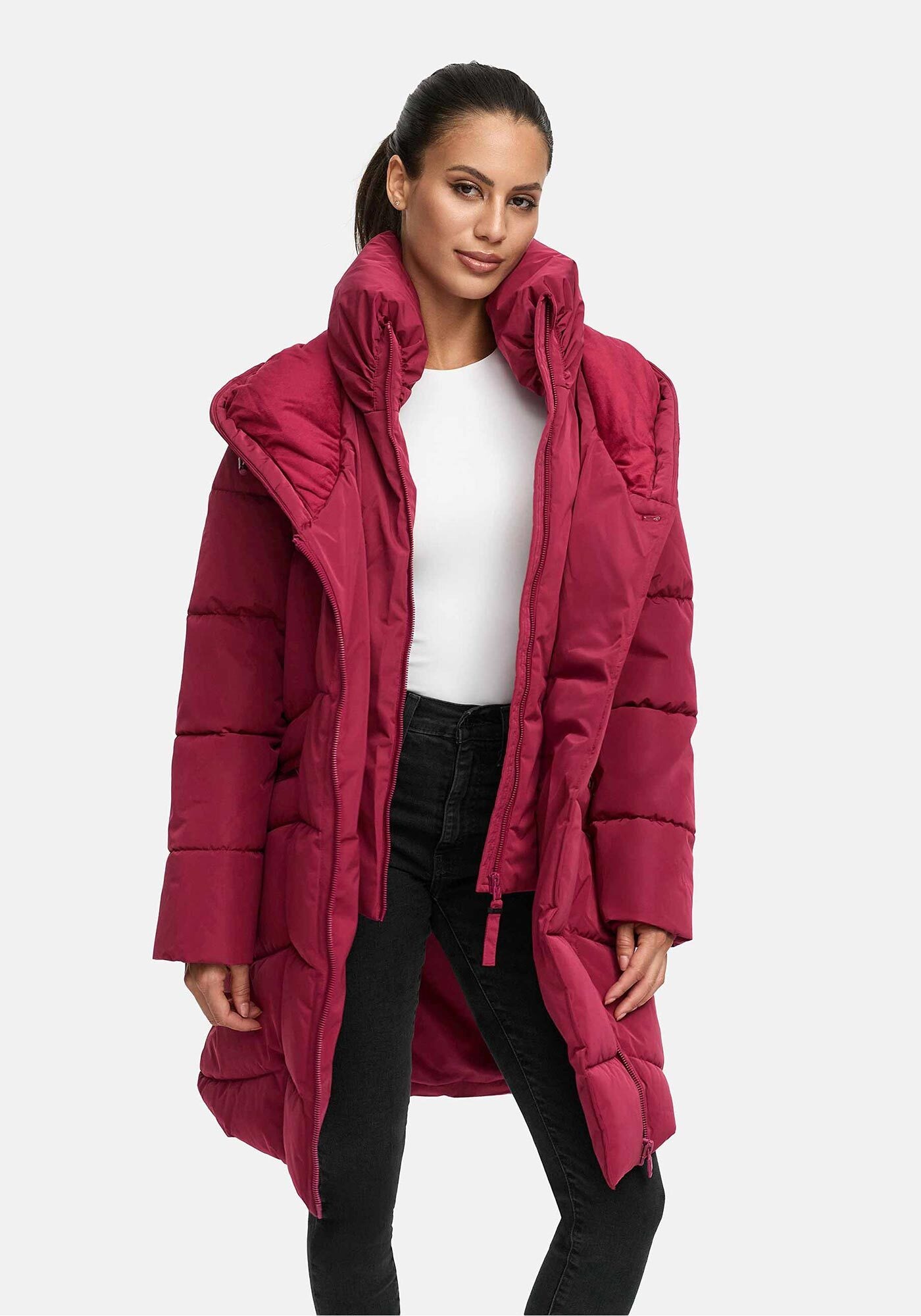 Marikoo Winterjacke »Marikoo Virenaa 16 Steppmantel N106«