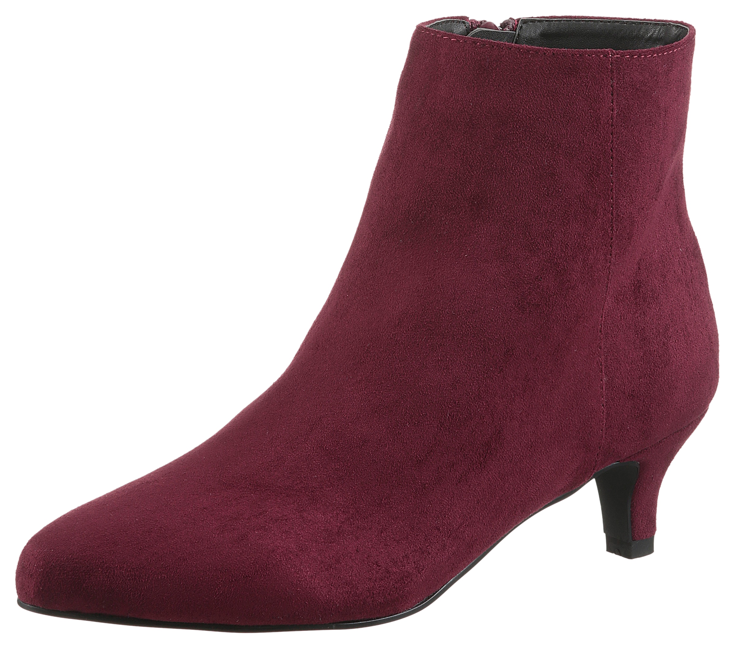 Aniston SHOES Stiefelette, Reißverschluss-Ankelboots, Trichterabsatz - NEUE KOLLEKTION