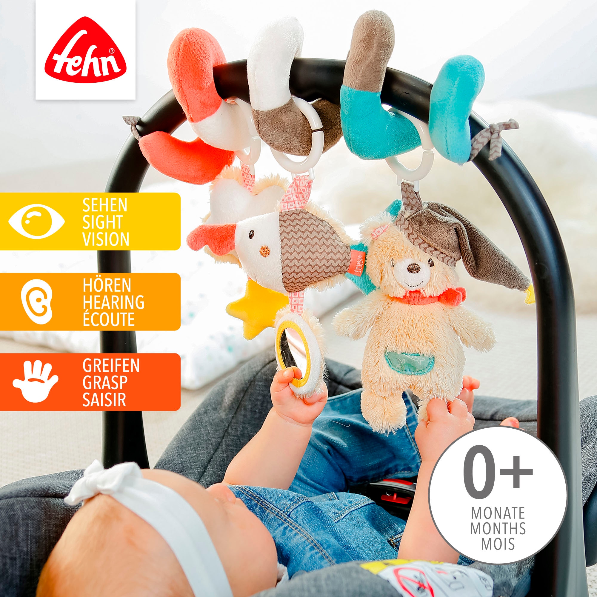 Fehn Greifspielzeug »Bruno, Activity-Spirale«