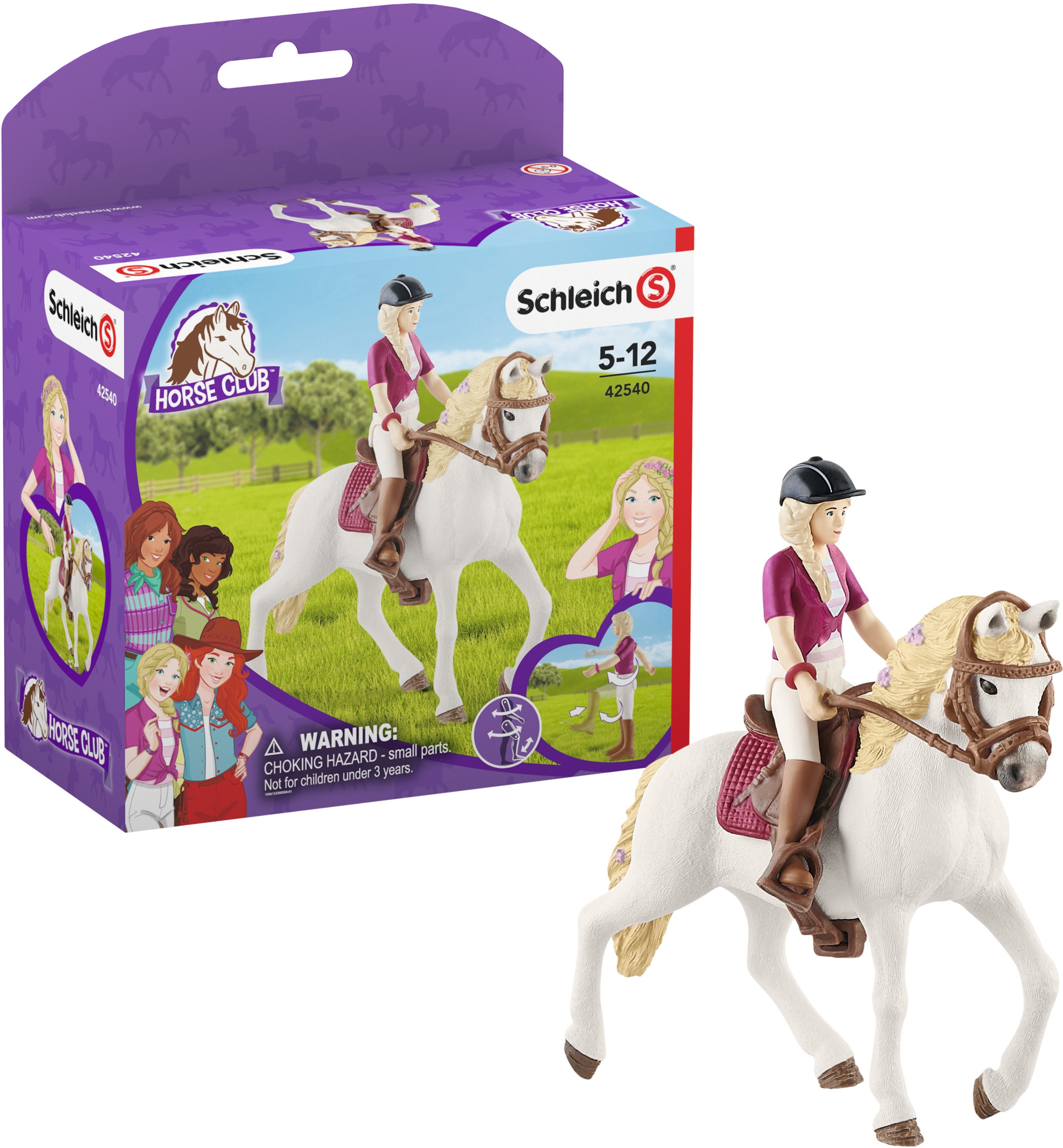 Schleich® Spielfigur »HORSE CLUB, Sofia und Blossom (42540)«