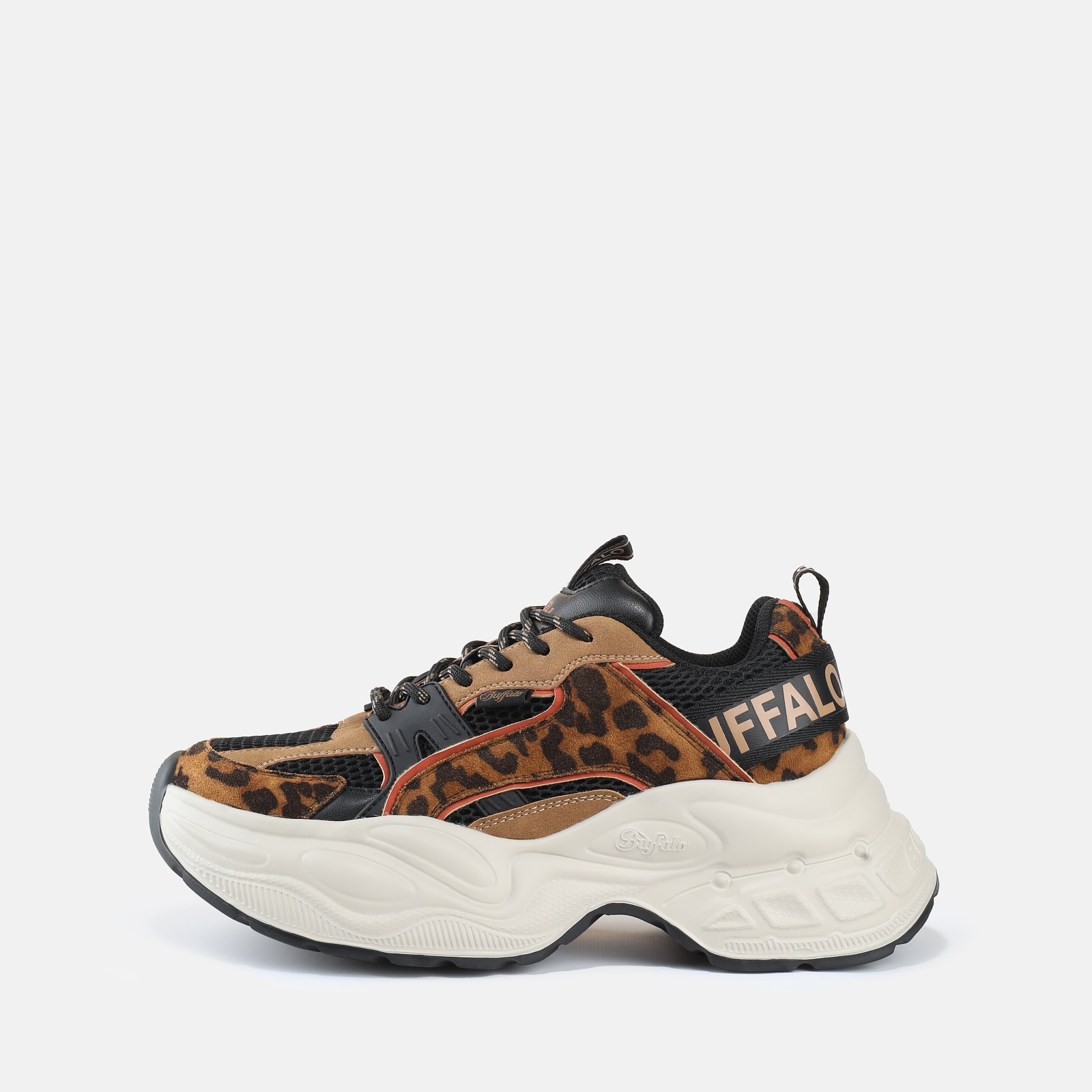Buffalo Plateausneaker »YUNO«  Chunky-Sneaker in Leo-Optik, Leichtgewicht