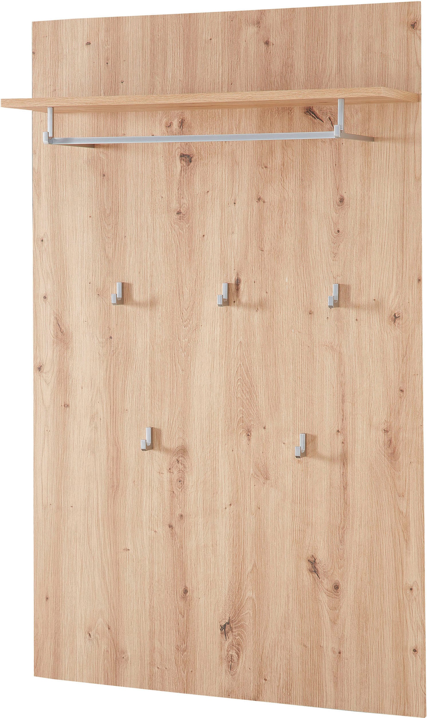 Innostyle Garderobenpaneel »Fun Garderobenpaneel, 84x135x27cm (B/H/T)«, (1 St.), 1 Boden mit Kleiderstange, 5 Haken