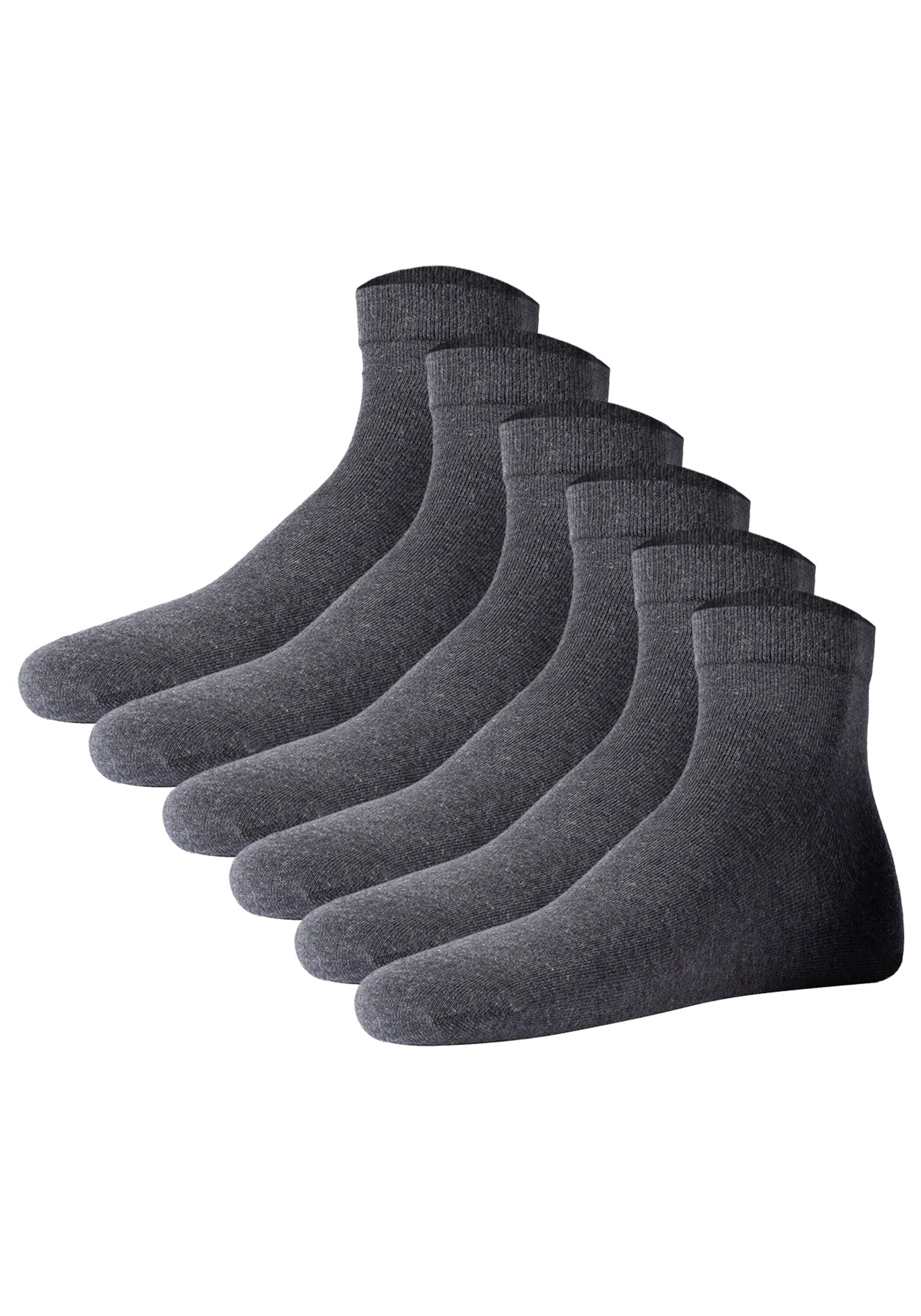 JOOP! Kurzsocken »Socken Unisex premium essential organic cotton Quarter 6p 6er Pack«