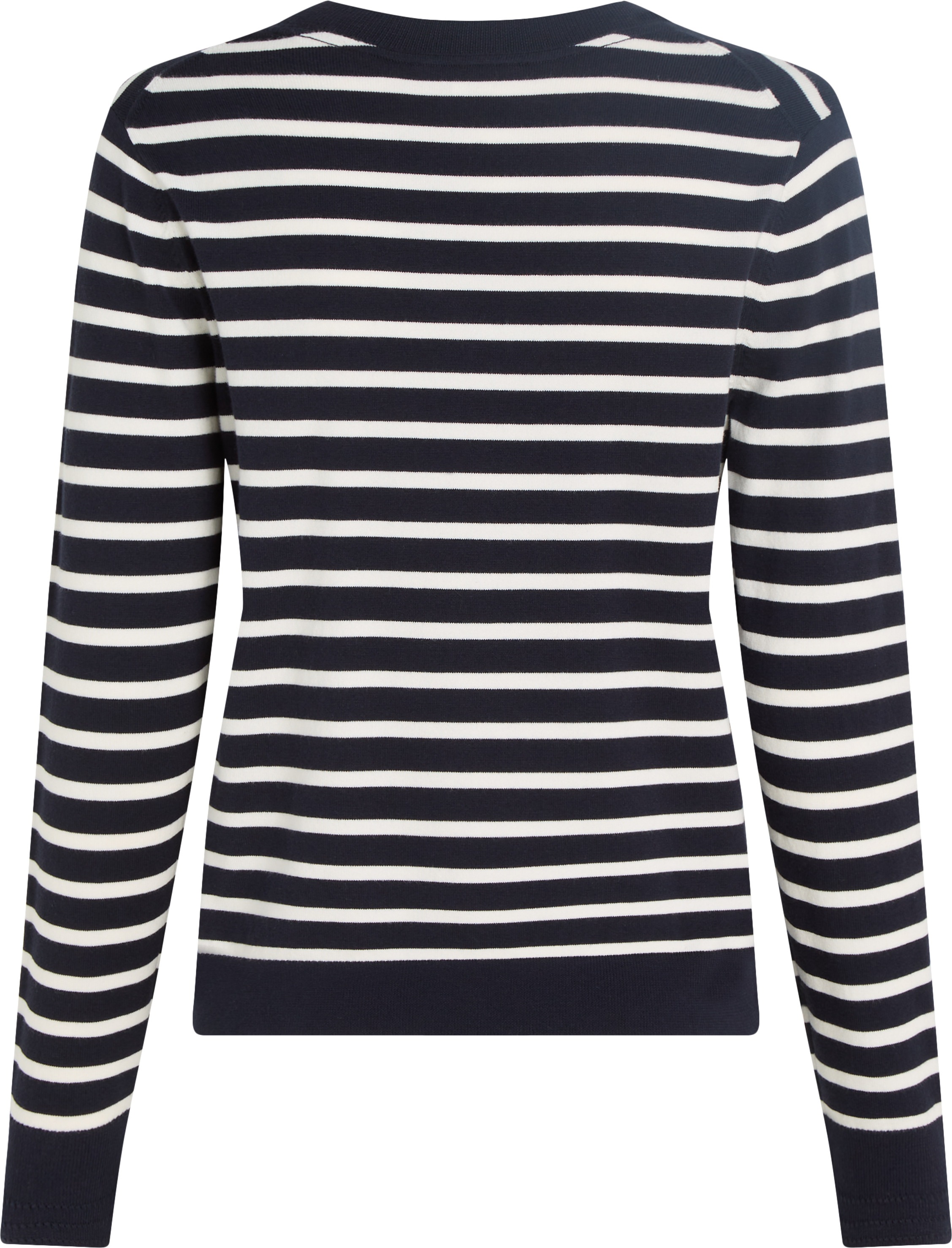 Tommy Hilfiger V-Ausschnitt-Pullover, mit Logo-Stickerei