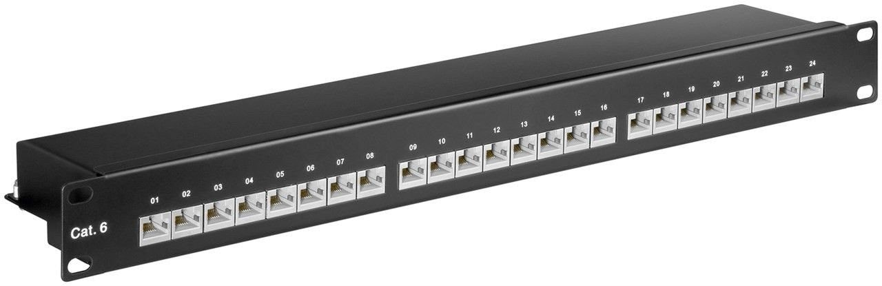 CAT 6 Patch Panel, 24 Port »48,3 cm (19-Zoll)«
