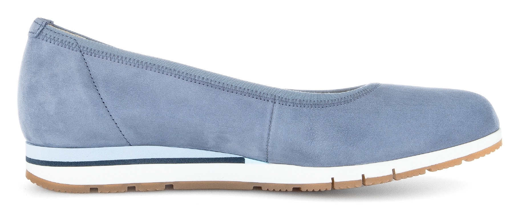 Gabor Ballerina »FLORENZ«, Keilabsatz, Schupfschuh, Komfortschuh in Schuhweite G (=weit)