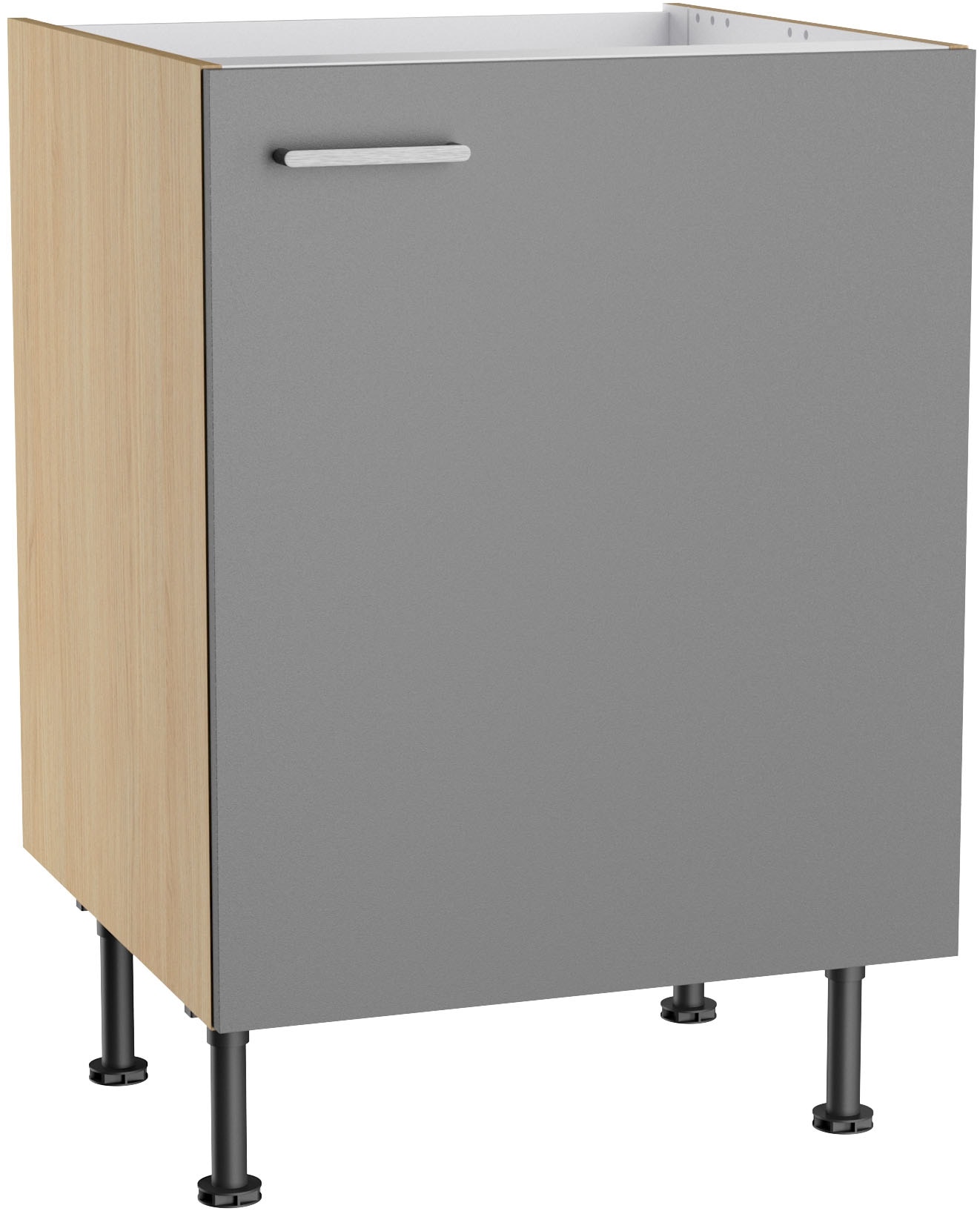 KOCHSTATION Spülenschrank »KS-Lucy« Breite 60 cm, mit 1 Tür, höhenverstellbare Füße, Soft-Close