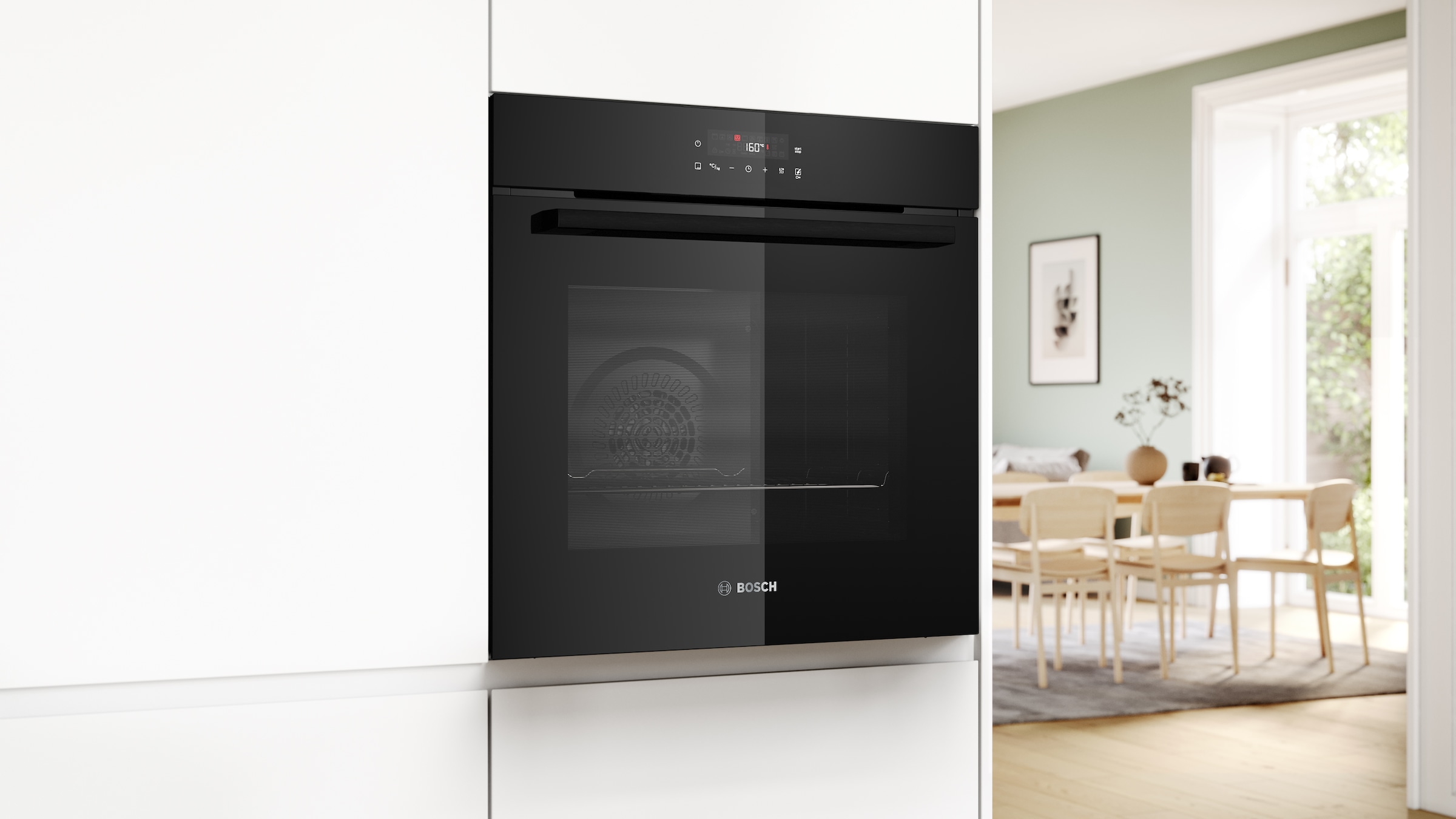 BOSCH Pyrolyse Backofen Serie 2 »HBA572BB4« mit Teleskopauszug nachrüstbar