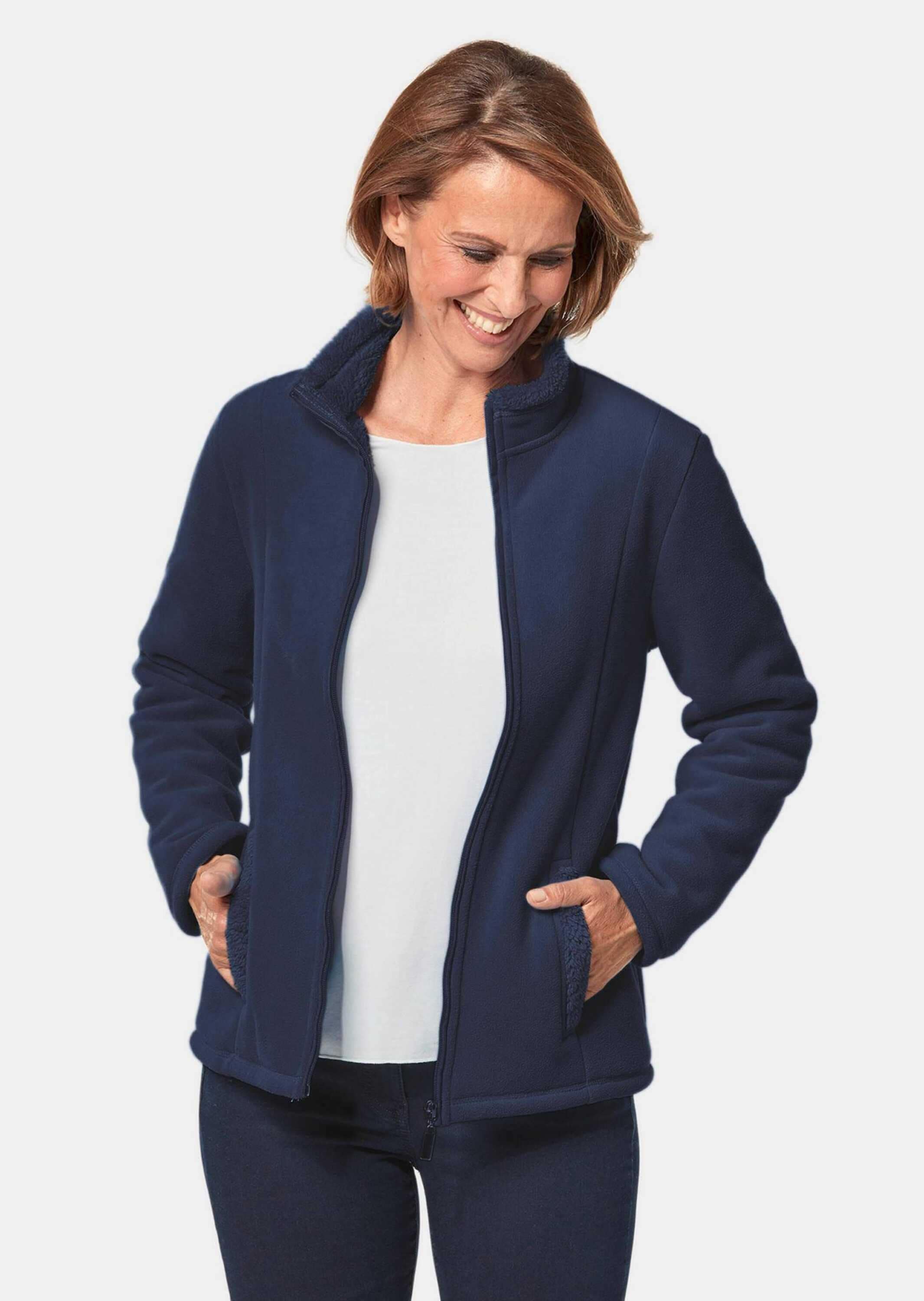 GOLDNER Fleecejacke »Kurzgröße Kuschelweiche Fleece-Jacke«
