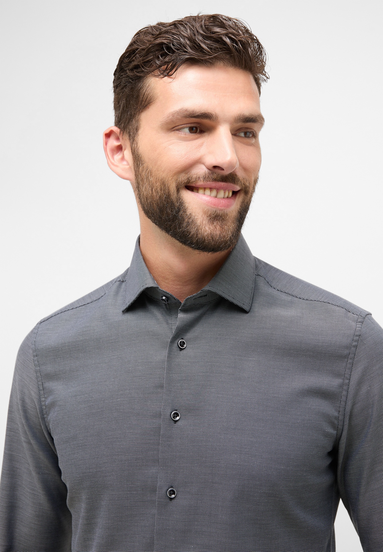 Eterna Langarmhemd »SLIM FIT«, NON IRON (bügelfrei)