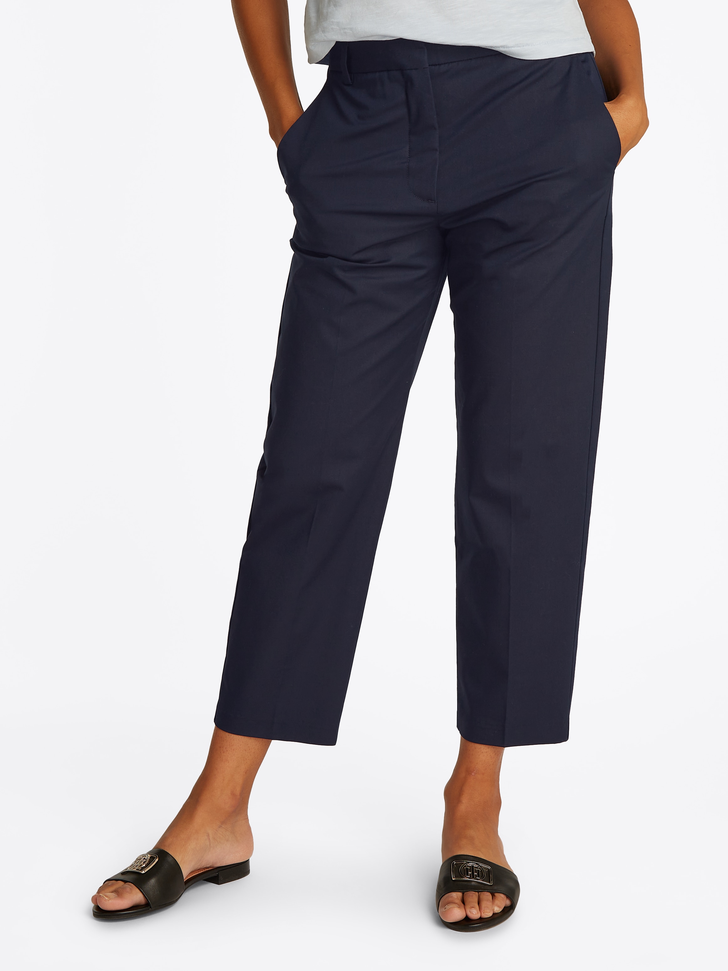 Tommy Hilfiger Chinohose, mit Bügelfalten