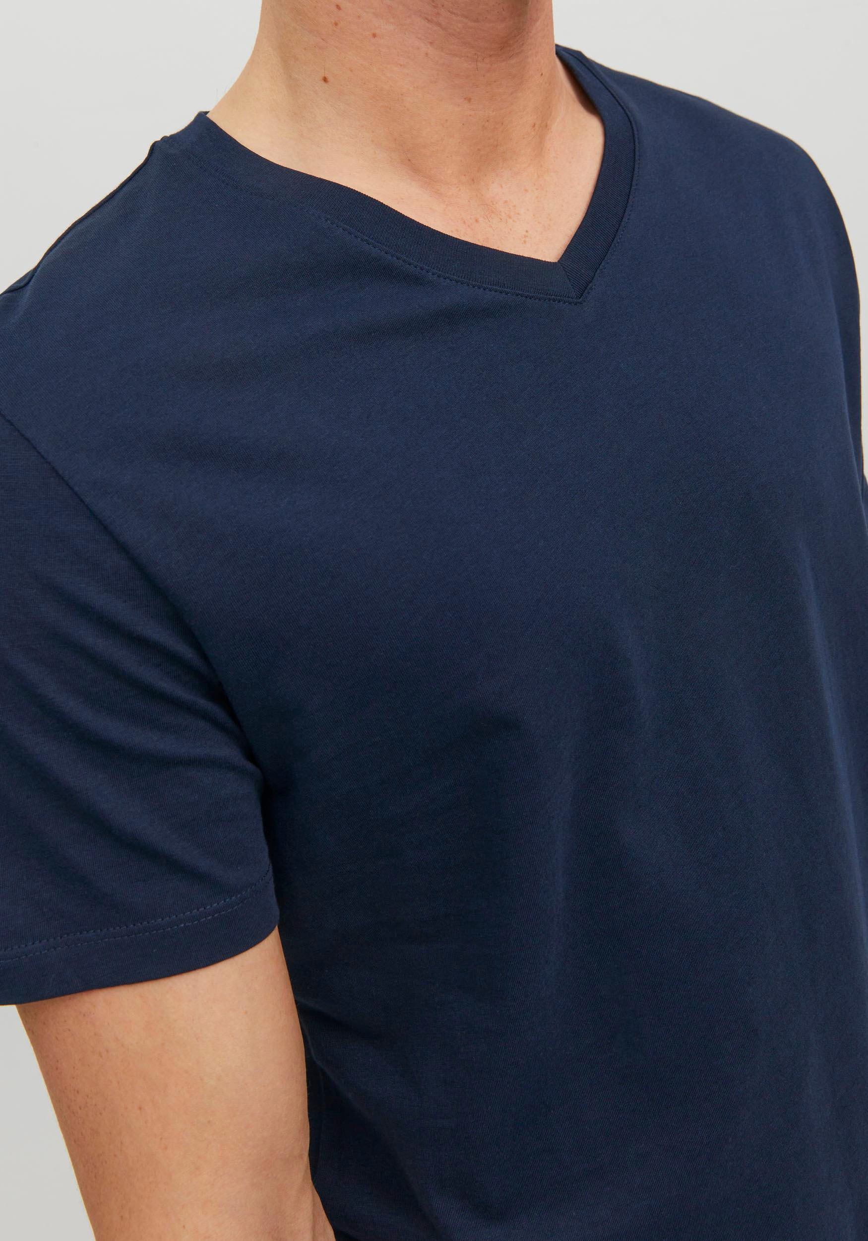 Jack & Jones V-Shirt »JJEORGANIC BASIC TEE«