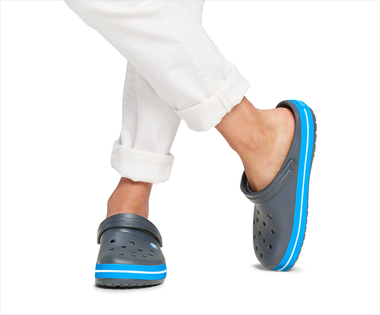 Crocs Clog »Crocband«, Sommerschuh, Gartenschuh, Poolslides, mit farbiger Laufsohle