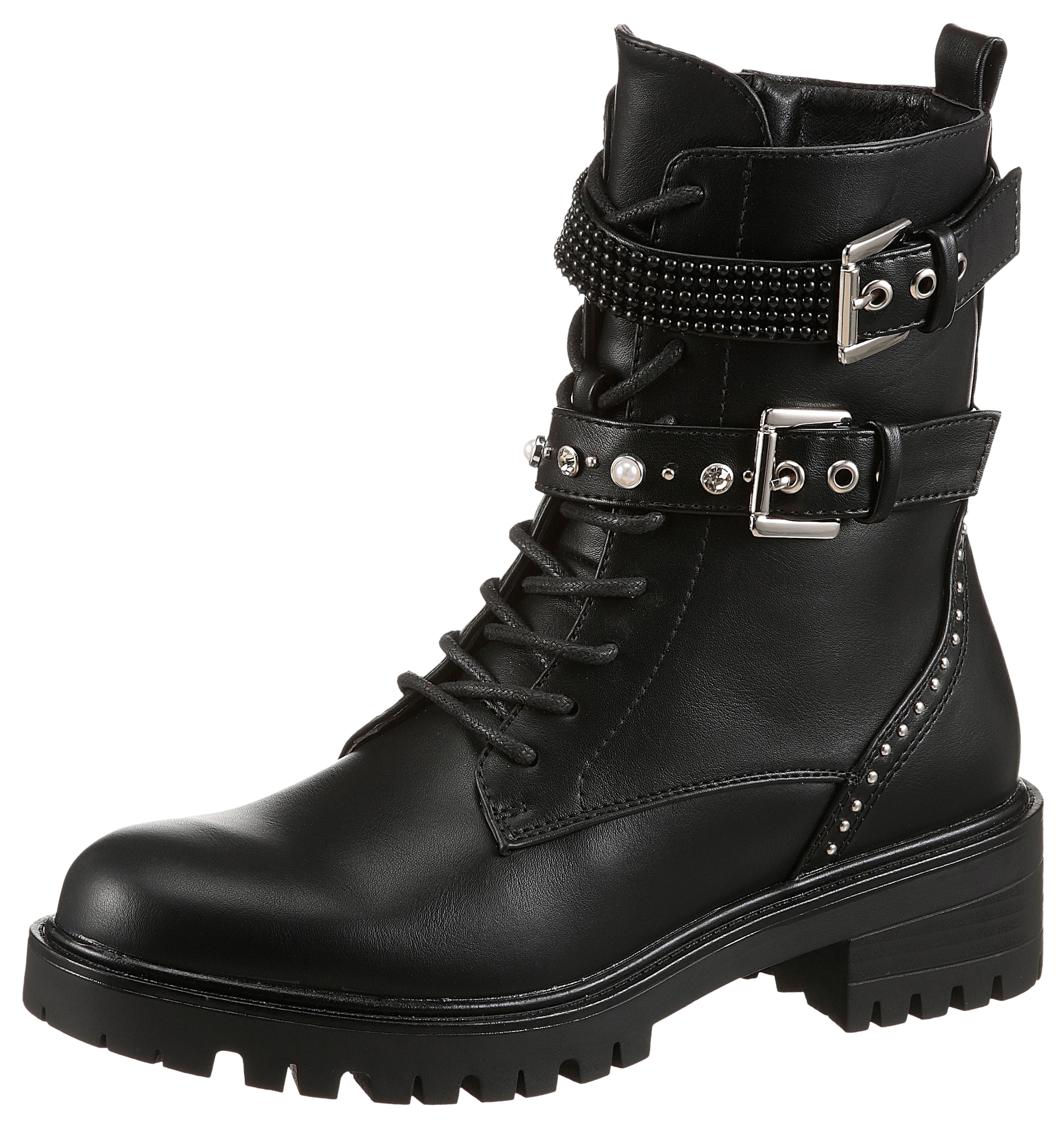 Aniston SHOES Schnürboots  Schnürstiefelette, Bikerboots - NEUE KOLLEKTION