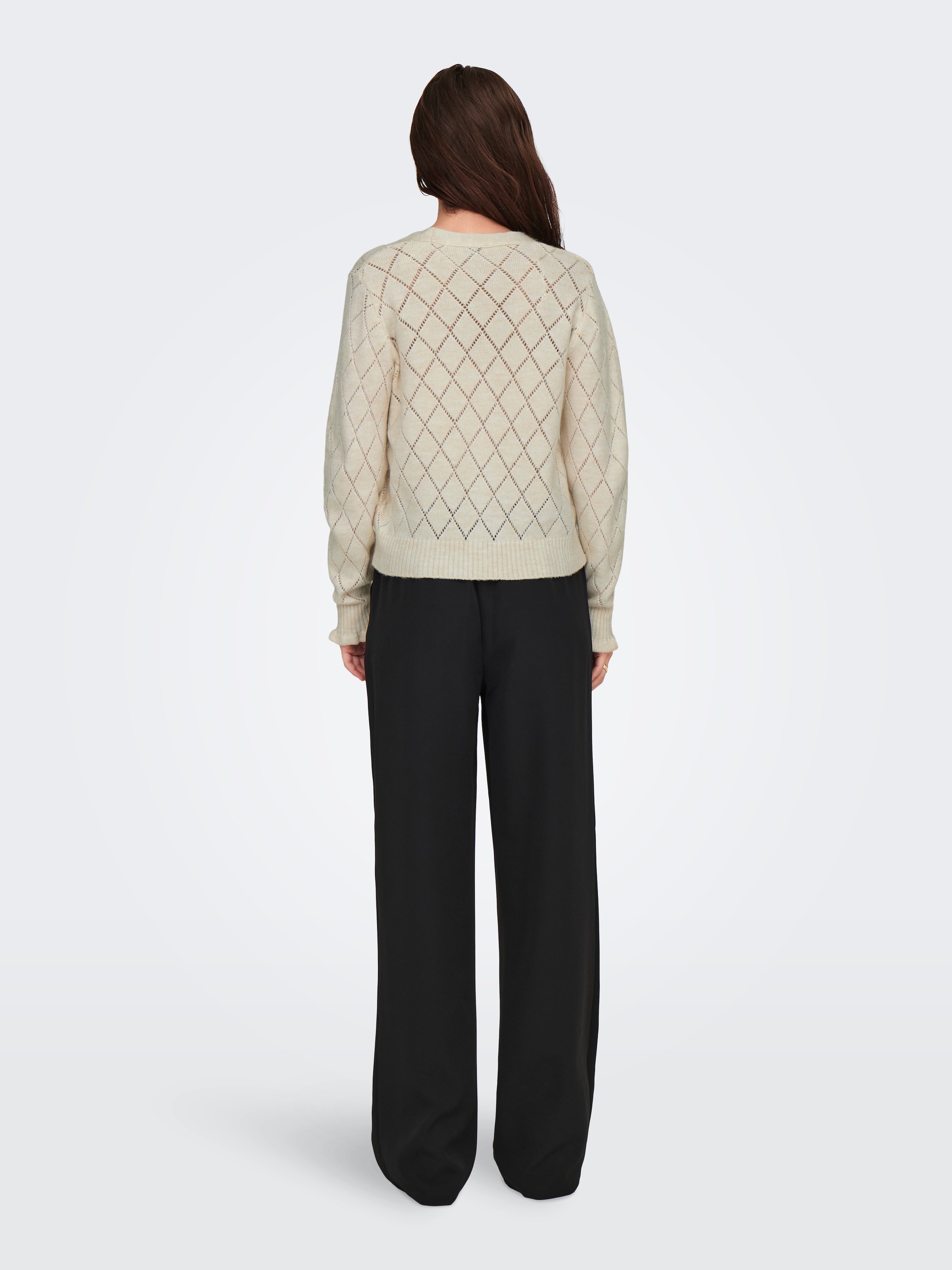 JDY Strickjacke »JDYLETTY L/S V-NECK STRUC CARDI KNT NOOS«