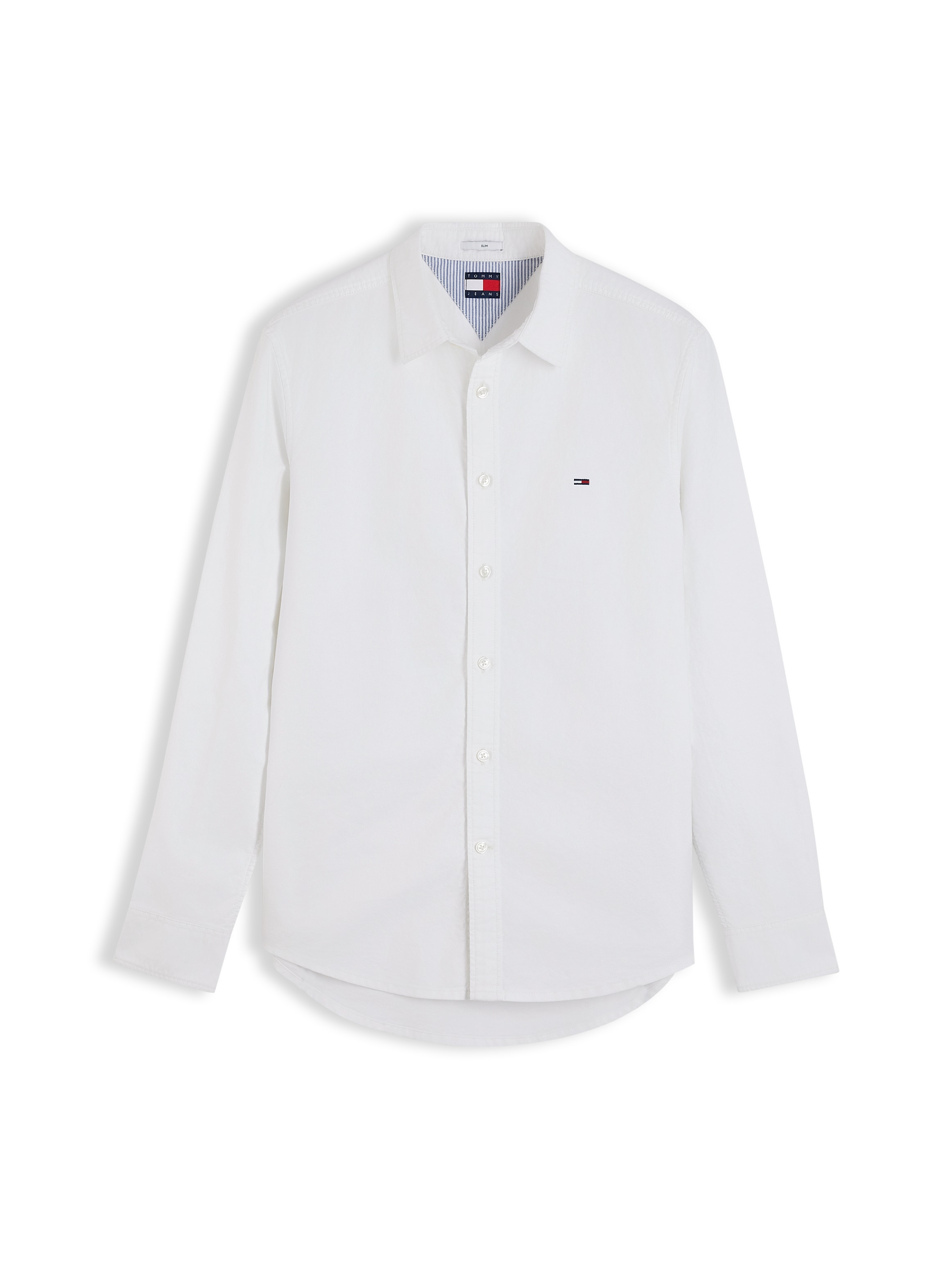Tommy Jeans Langarmhemd »SLIM OXFORD SHIRT« Slim fit mit Hemdkragen
