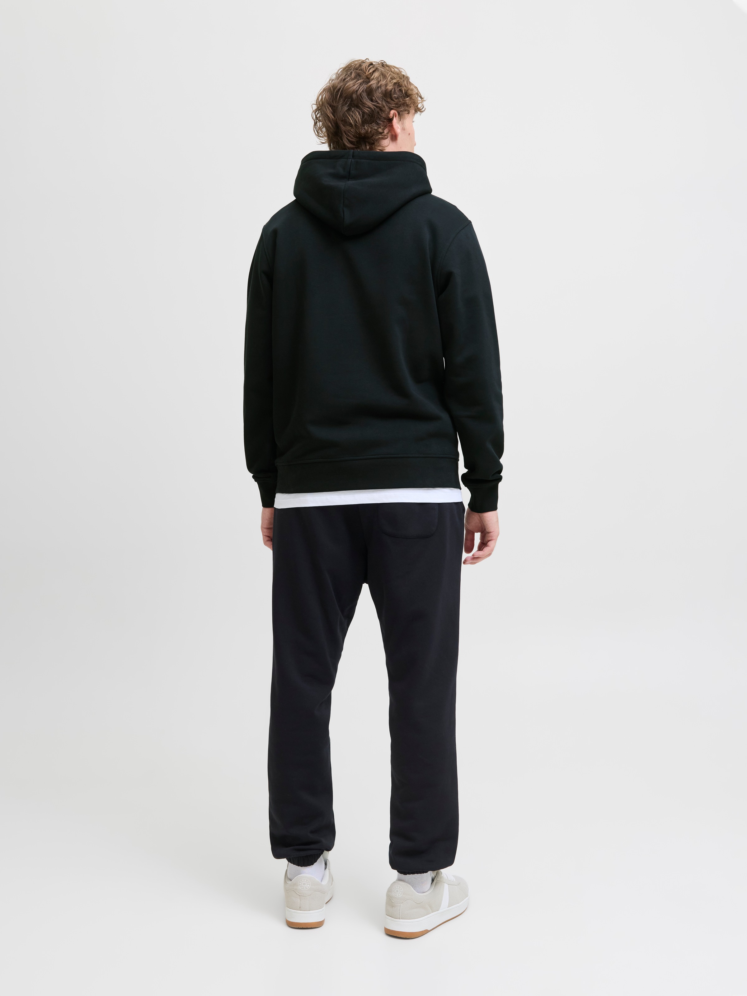 Jack & Jones Kapuzensweatshirt »JJESOHO SWEAT HOOD NOOS«, Baumwollmischung, relaxed fit
