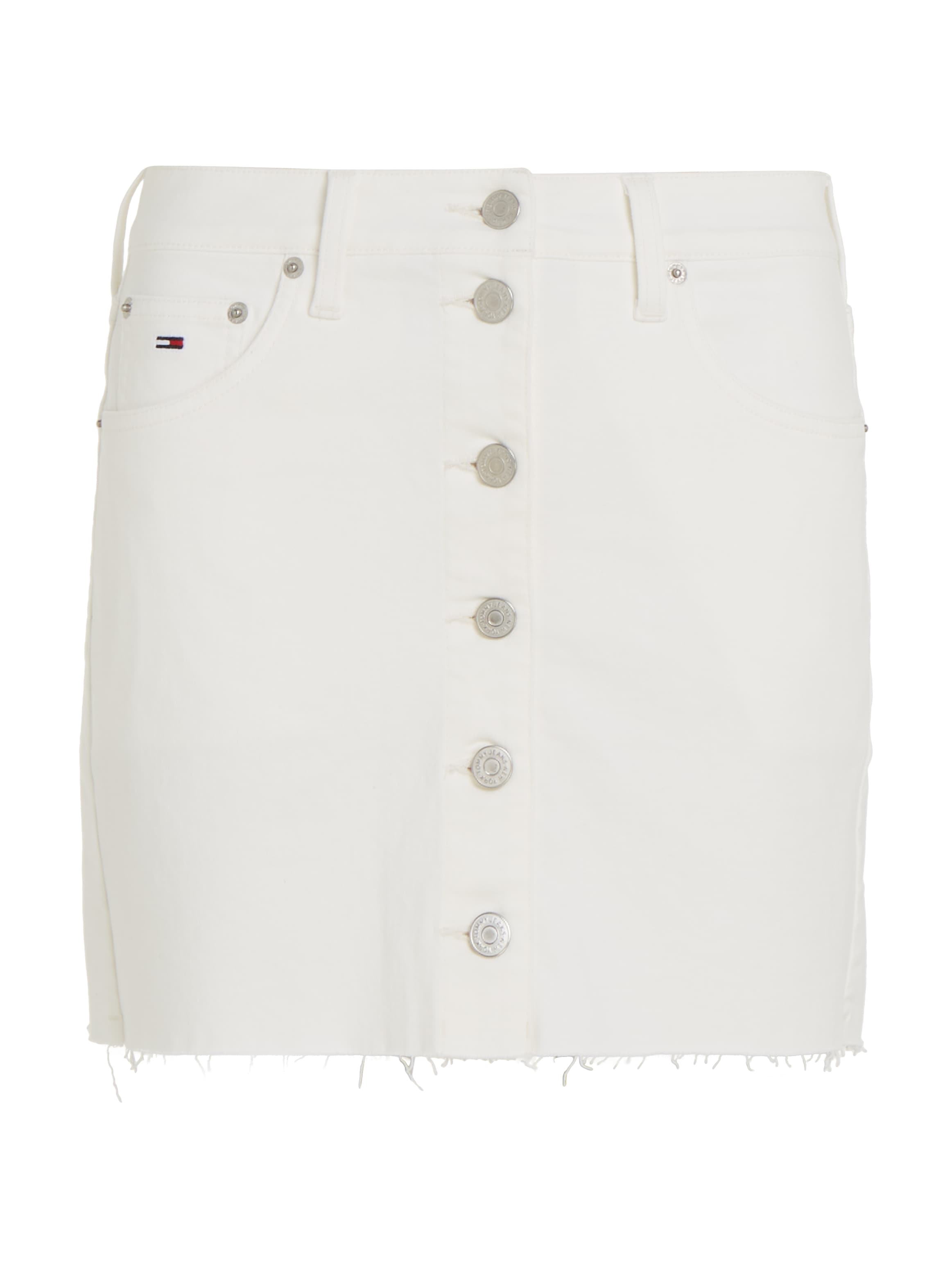 Tommy Jeans Bleistiftrock »TJW GMD IZZIE BF SKIRT«, Webrock Mit Tommy Jeans Markenlabel