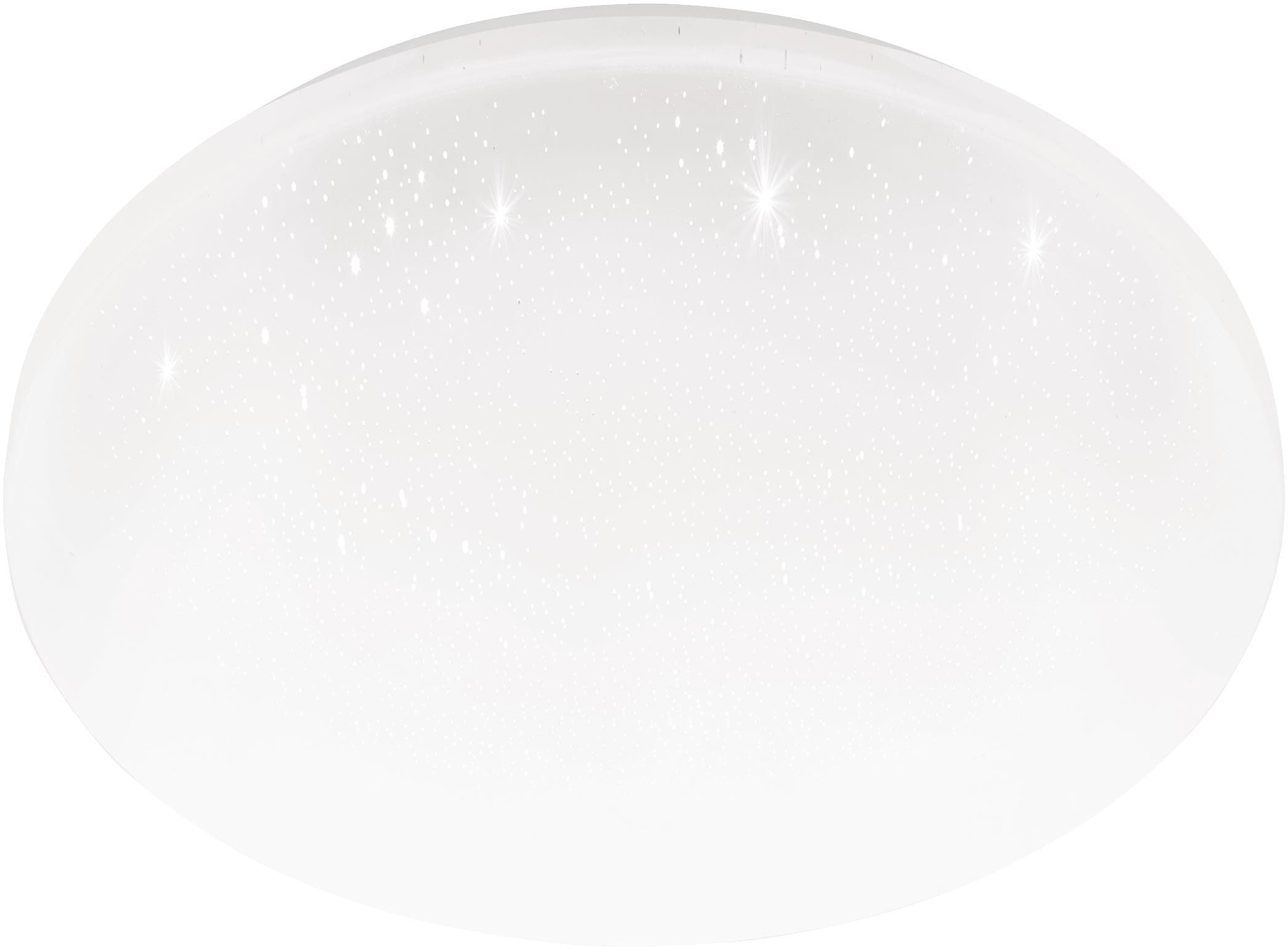 EGLO Deckenleuchte »FRANIA-S«, Deckenleuchte, Kristall-Effekt, Wandlampe, Badezimmer, IP44, Ø 31 cm