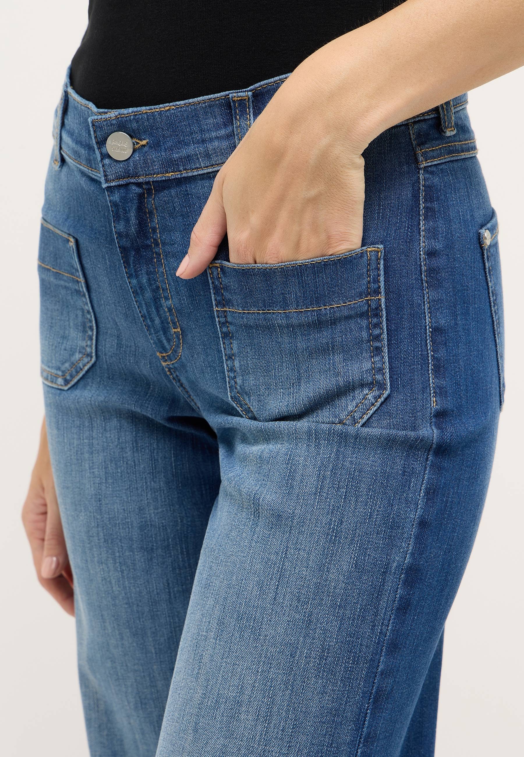 ANGELS High-waist-Jeans »Liz Smart« mit ausgestelltem Bein und Stretch