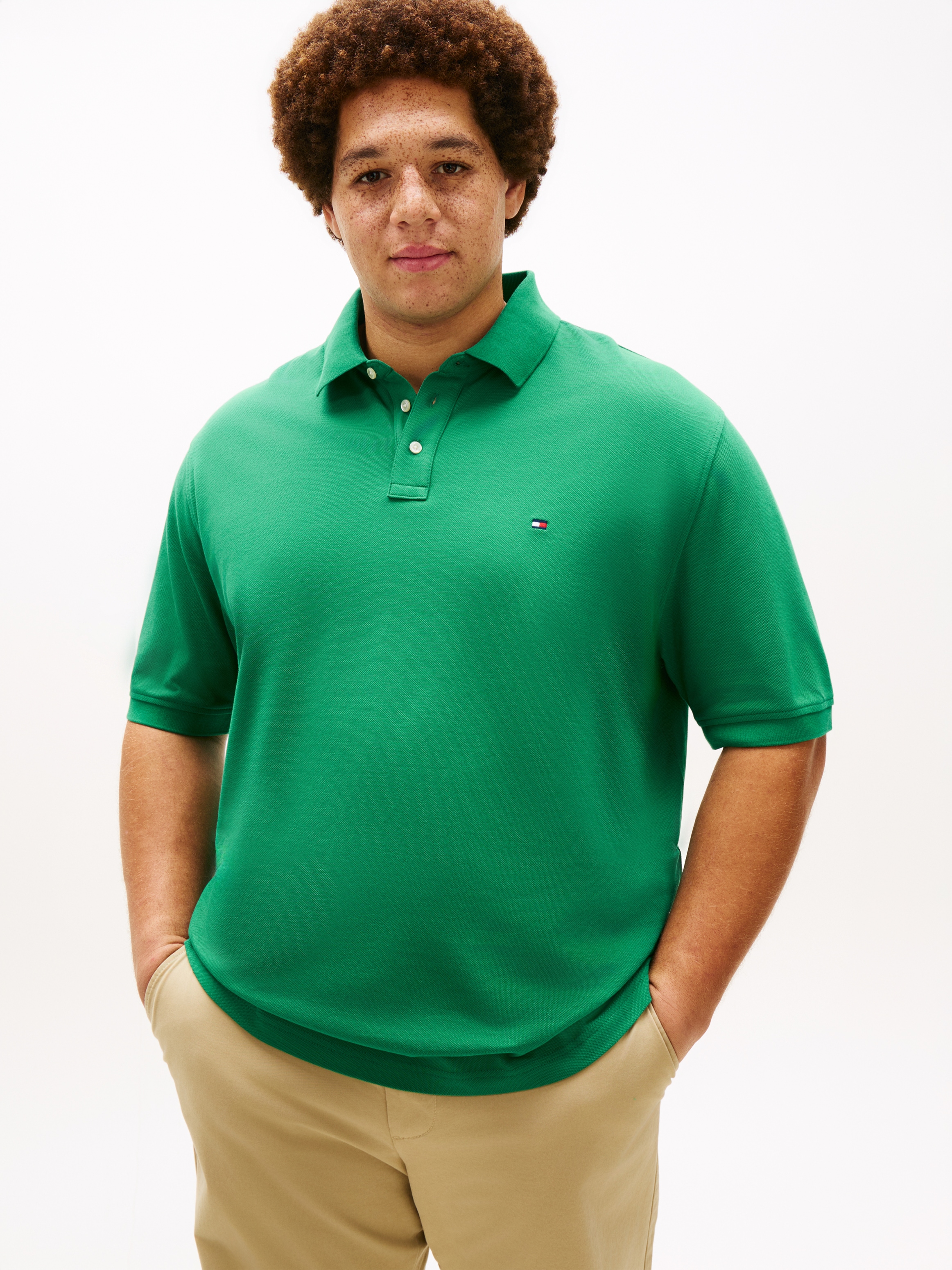 Tommy Hilfiger Big & Tall Poloshirt »1985 - REGULAR« elastisch, Regular Fit für große Größen