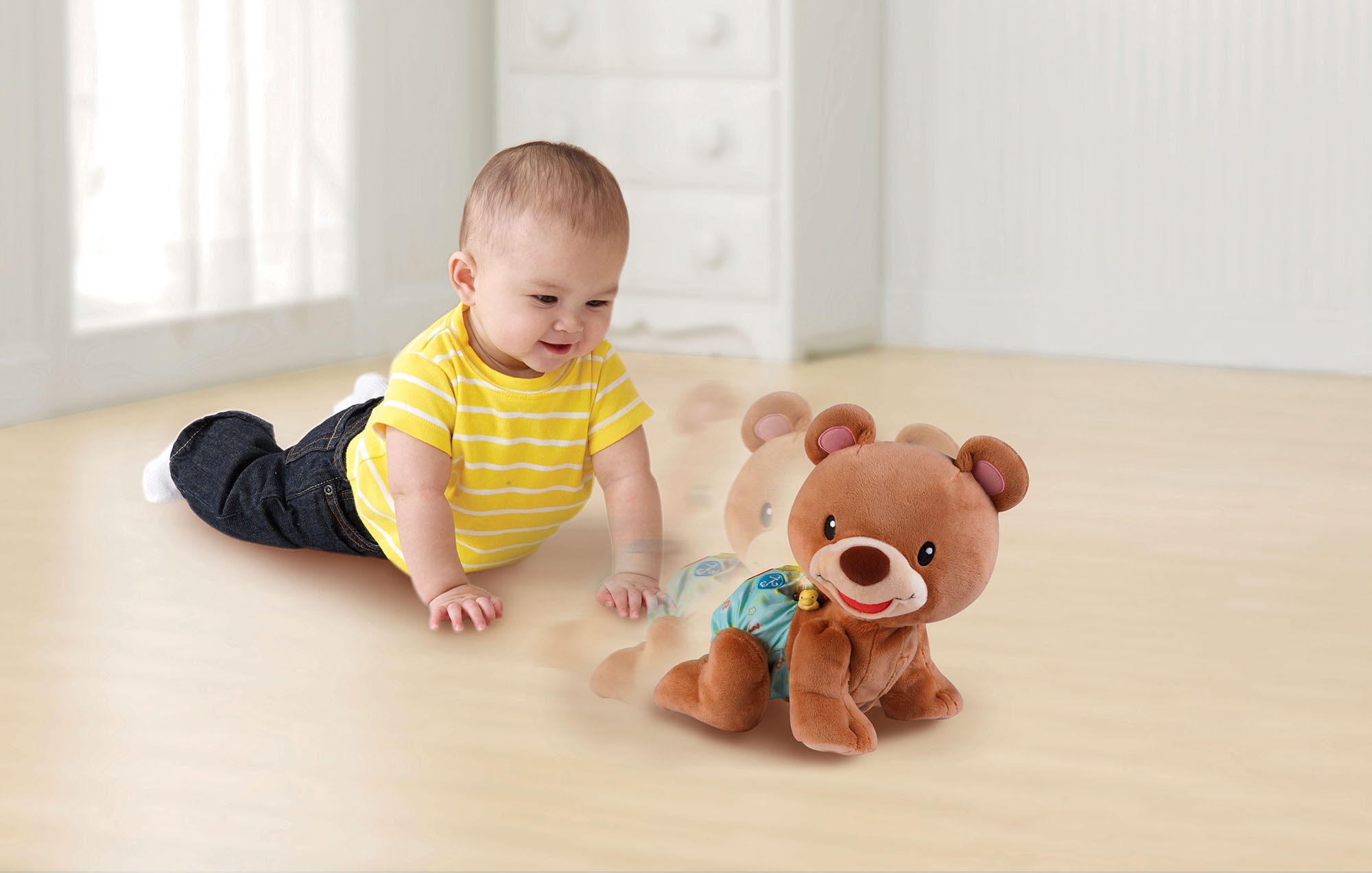 Vtech® Kuscheltier »VTechBaby, Krabbel mit mir - Bär«