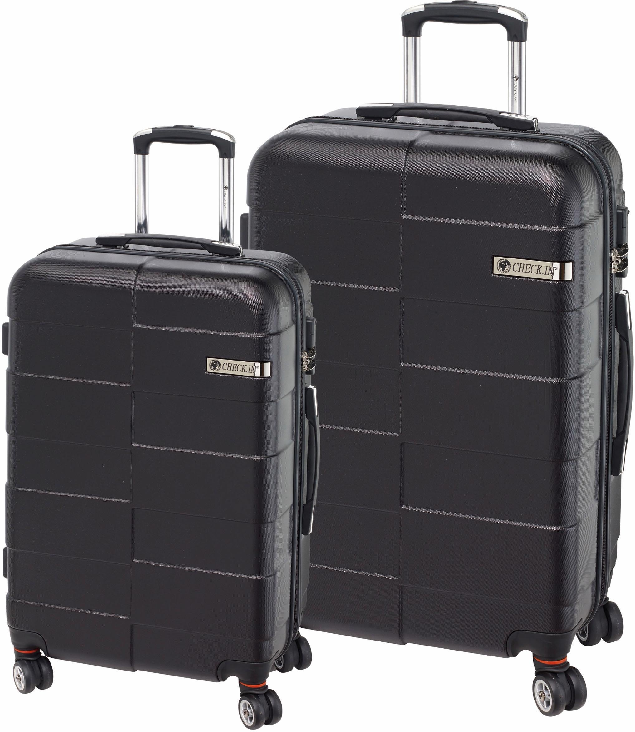 CHECK.IN® Trolleyset »Berlin«, (Set, 2 tlg.), mit 4 Zwillingsrollen