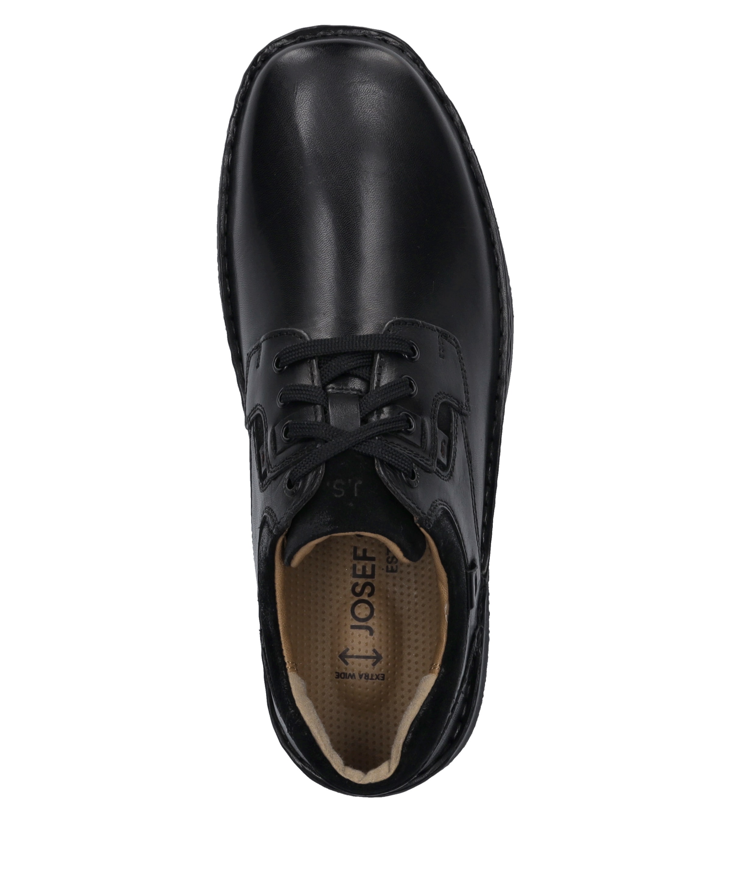 Josef Seibel Schnürschuh »Anvers 36, schwarz«