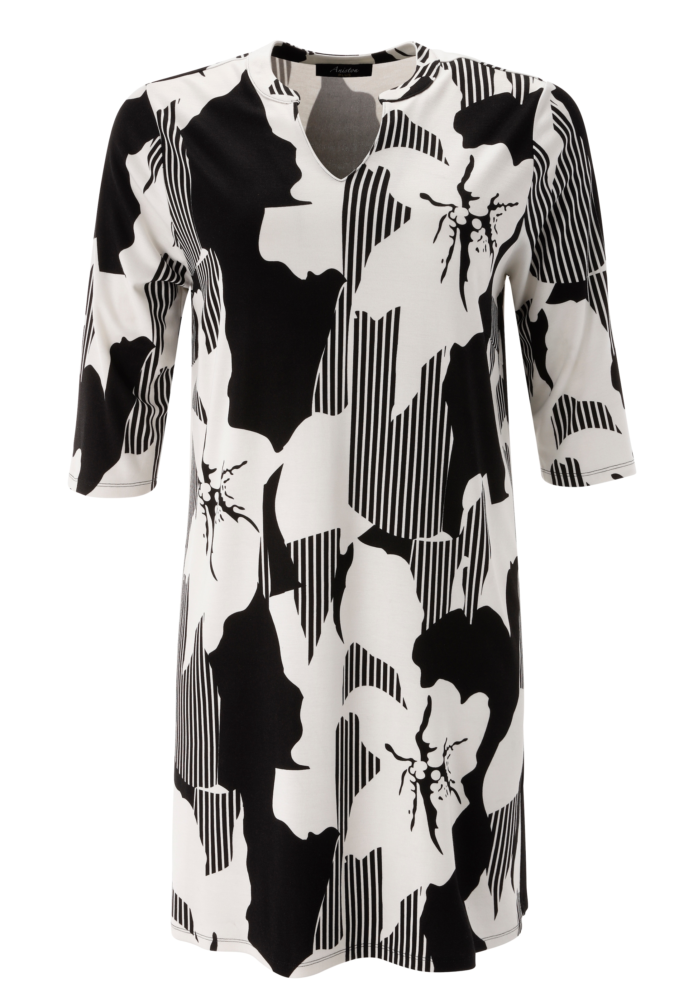 Aniston PLUS Jerseykleid elastisches Jersey-Kleid - NEUE KOLLEKTION