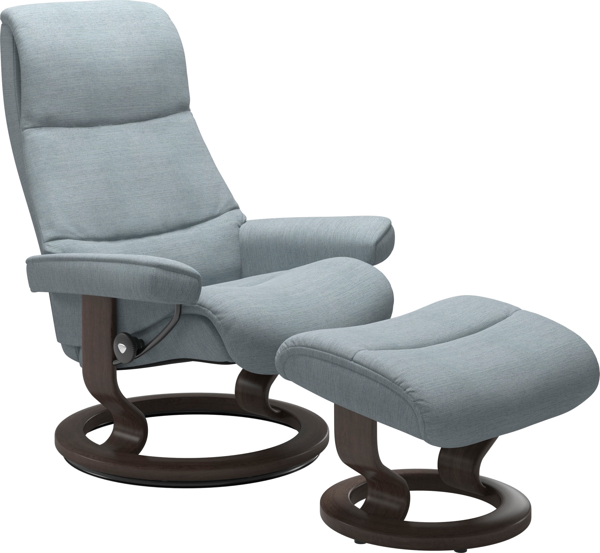 Stressless® Relaxsessel »View«, (Set, Relaxsessel Base, mit Hocker), bei Classic OTTO mit Größe S,Gestell Wenge